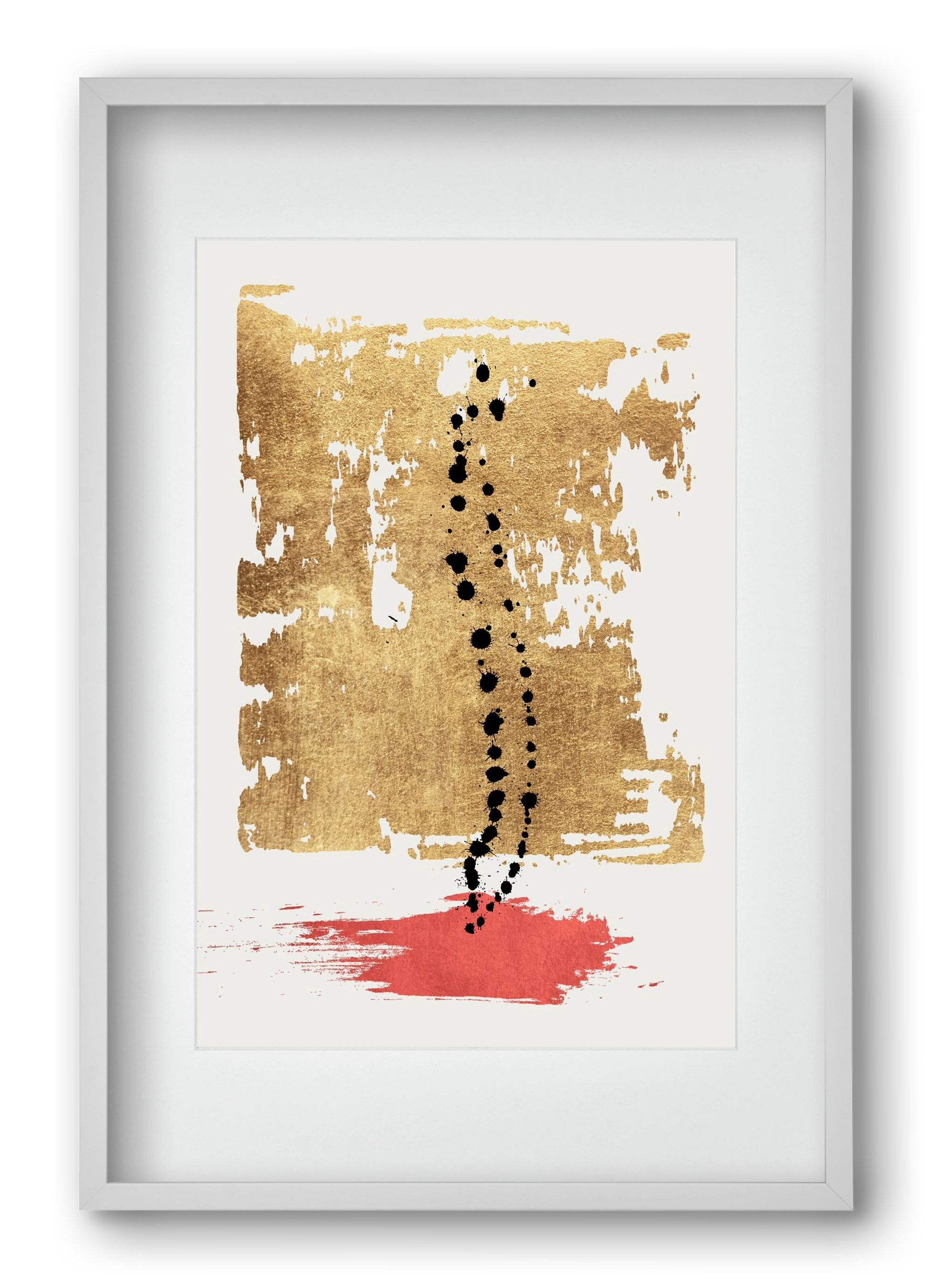 Drip drop, 40x60 cm (30x45 cm), Fehér keret, paszpartuval