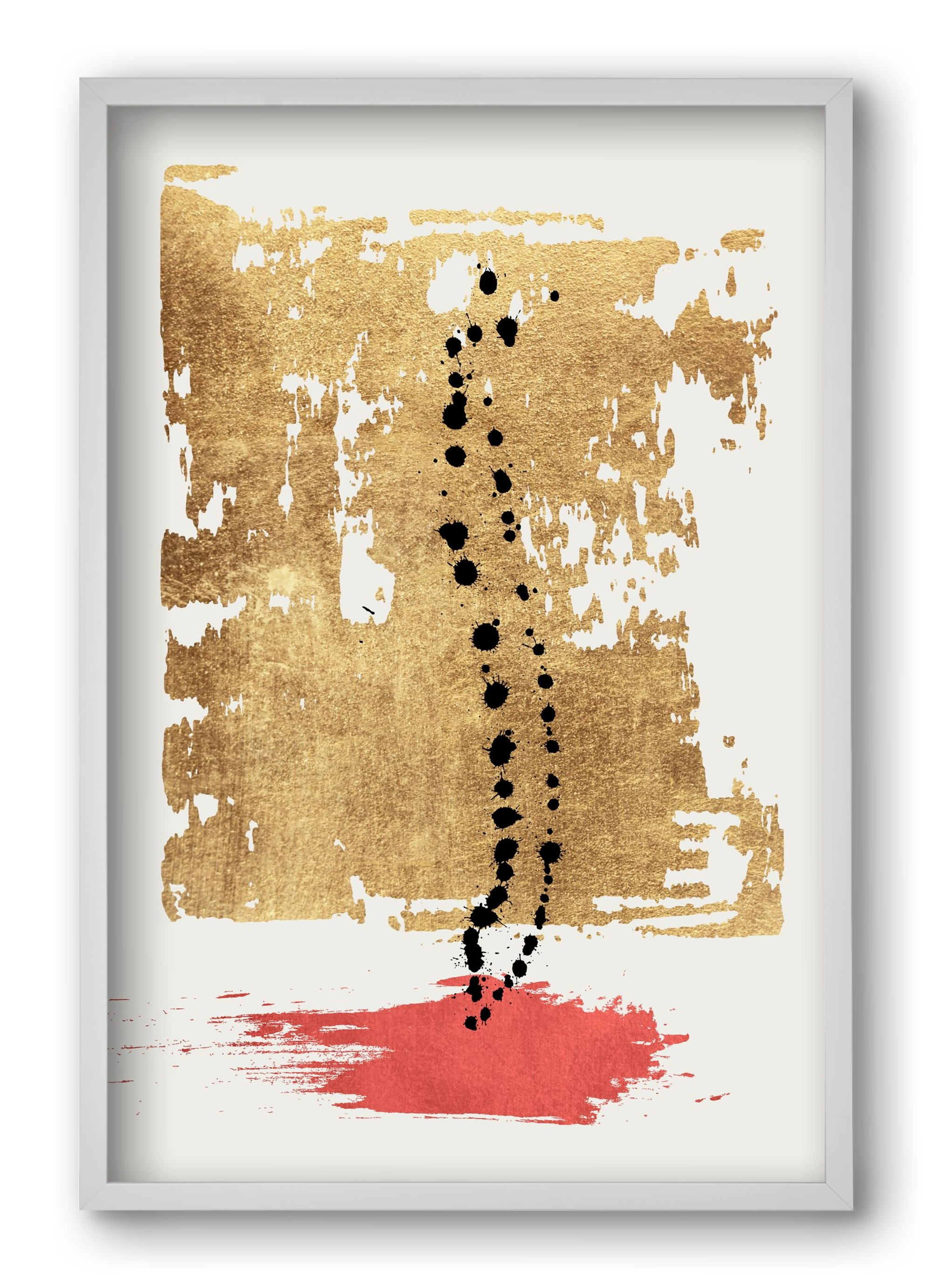 Drip drop, 40x60 cm (40x60 cm), Fehér keret