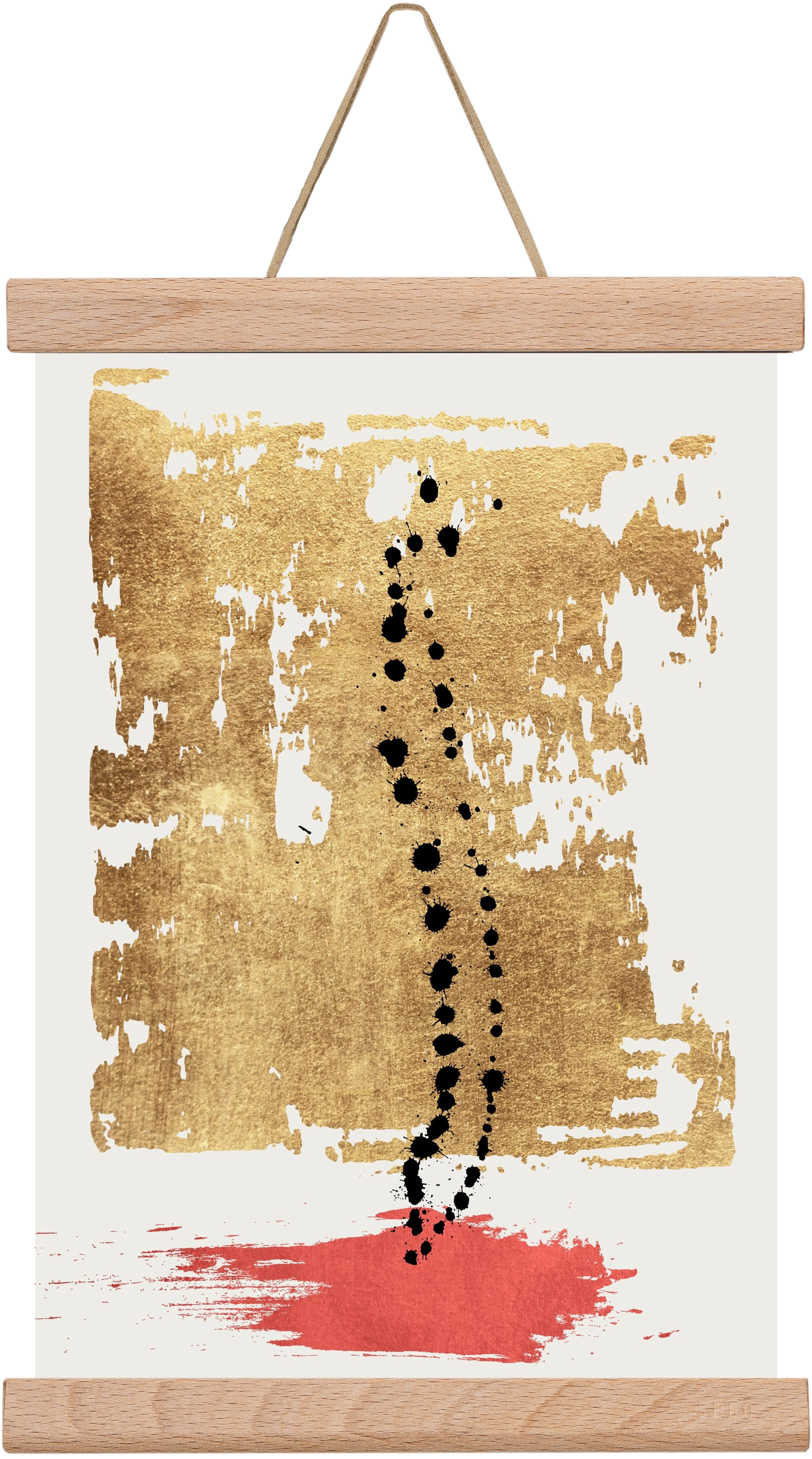 Drip drop, 20x30 cm (20x30 cm), Tölgy akasztó