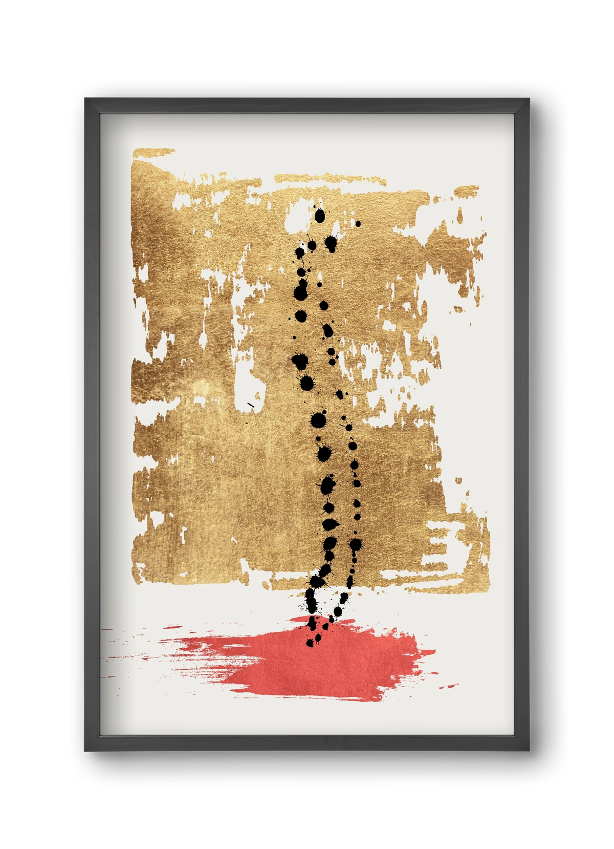 Drip drop, 30x45 cm (30x45 cm), Fekete keret