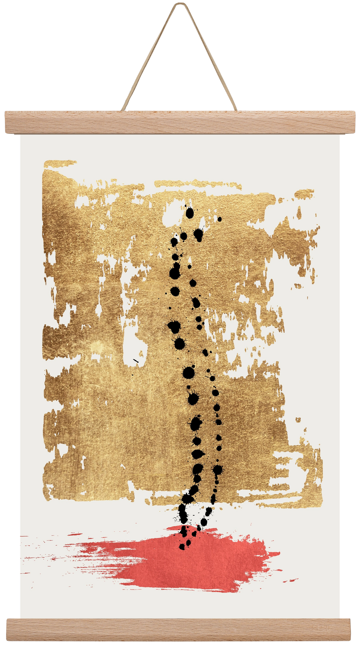 Drip drop, 30x45 cm (30x45 cm), Tölgy akasztó