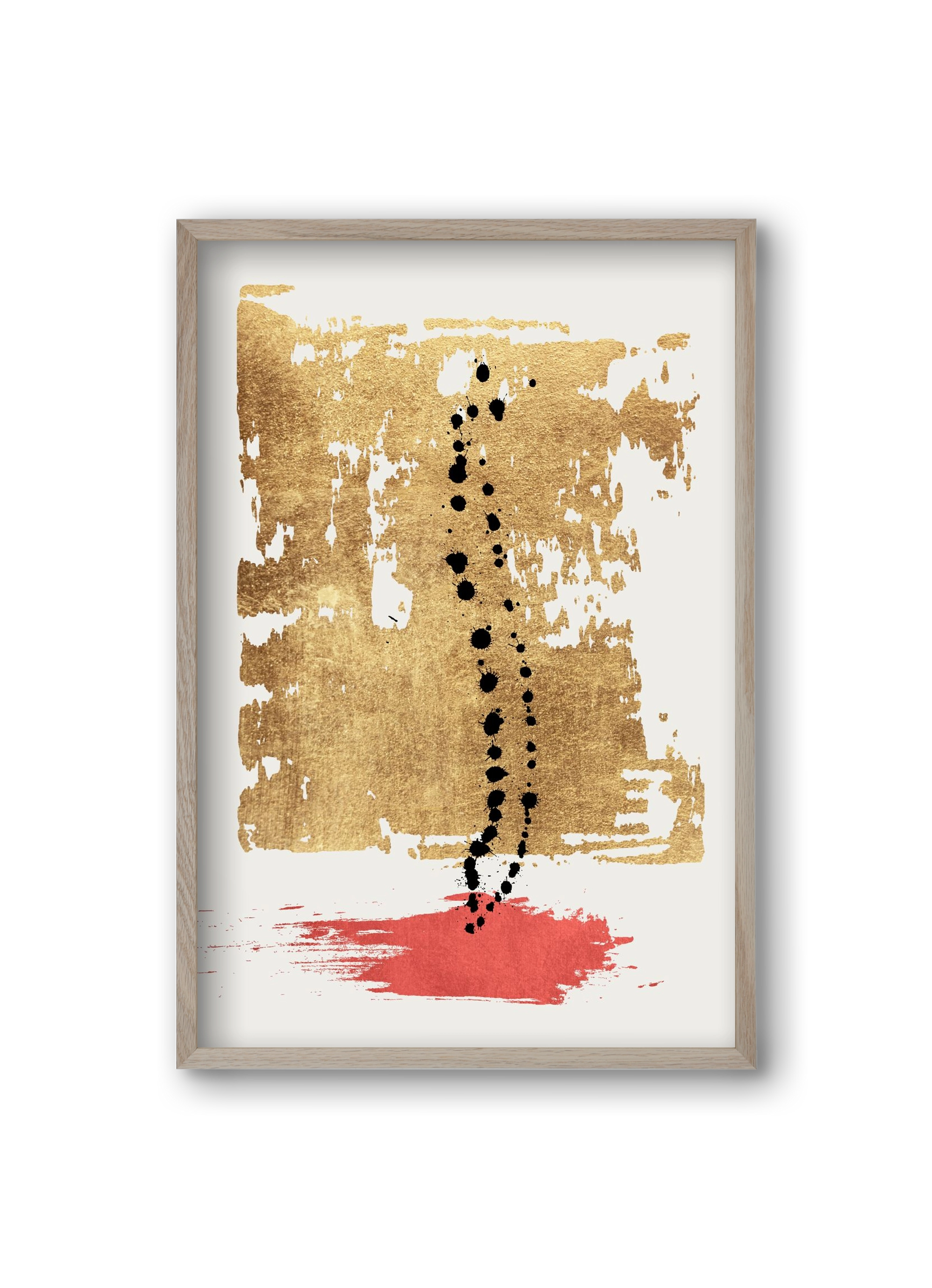 Drip drop, 20x30 cm (20x30 cm), Tölgy keret