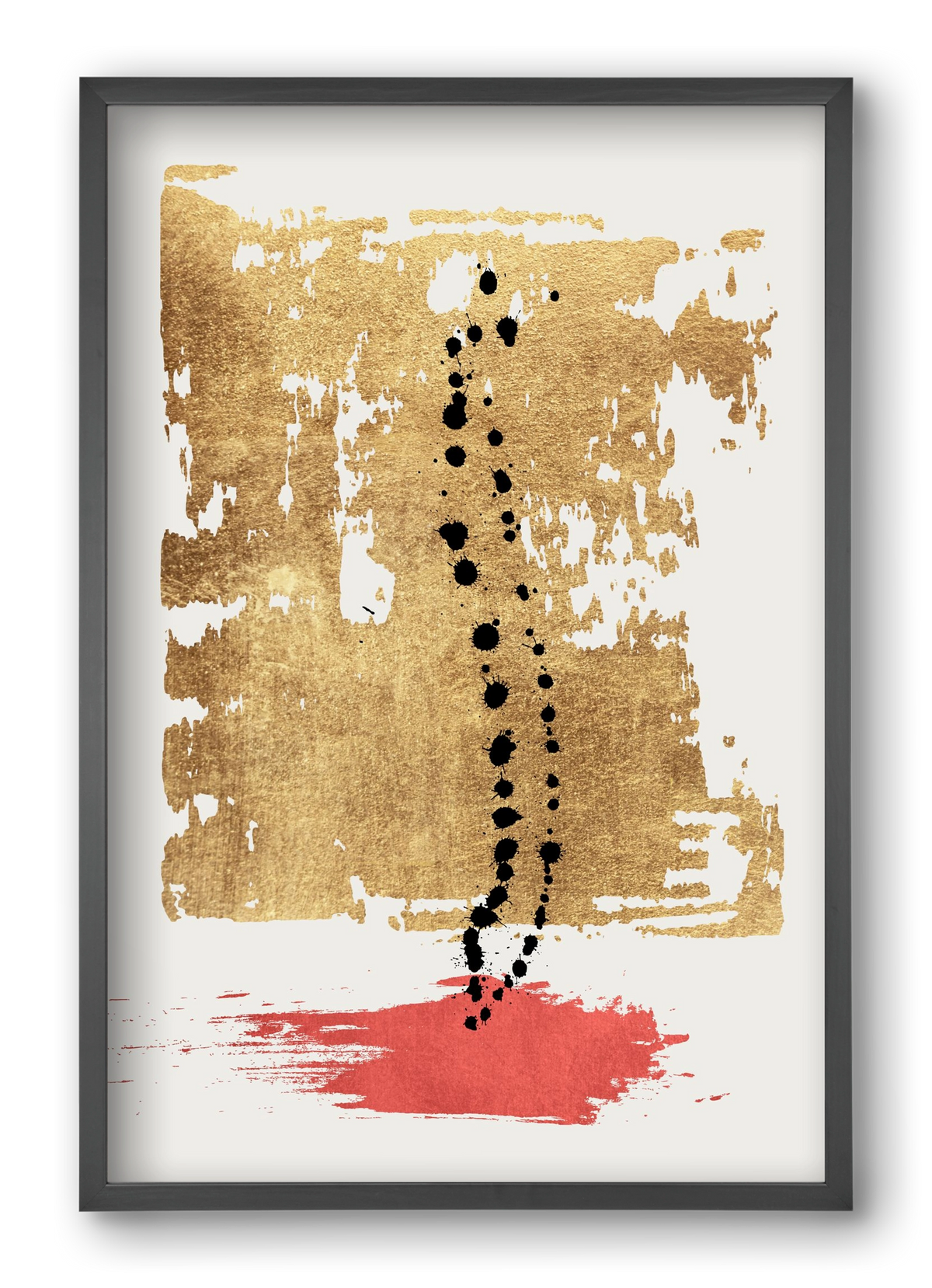 Drip drop, 40x60 cm (40x60 cm), Fekete keret