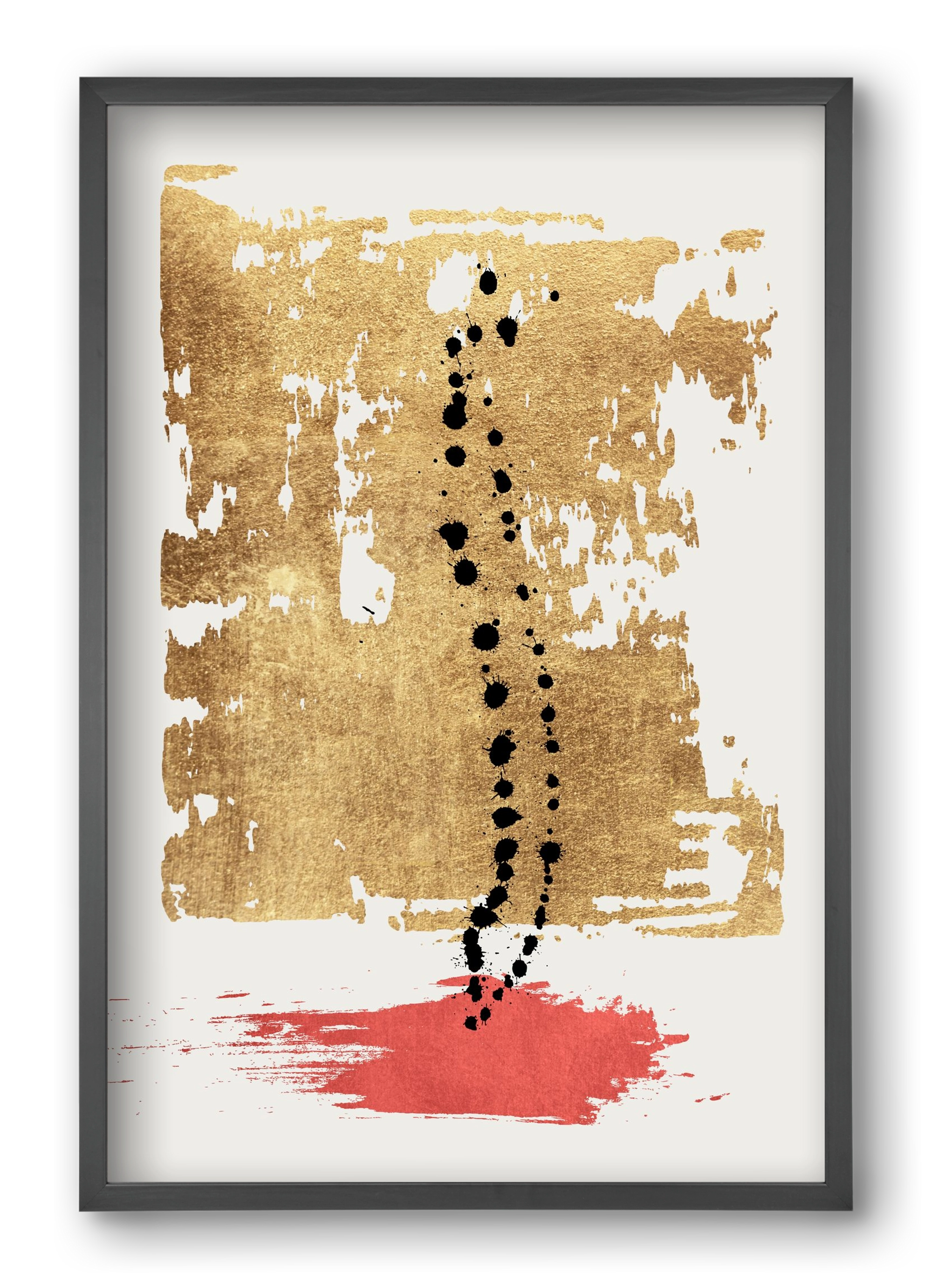 Drip drop, 40x60 cm (40x60 cm), Fekete keret