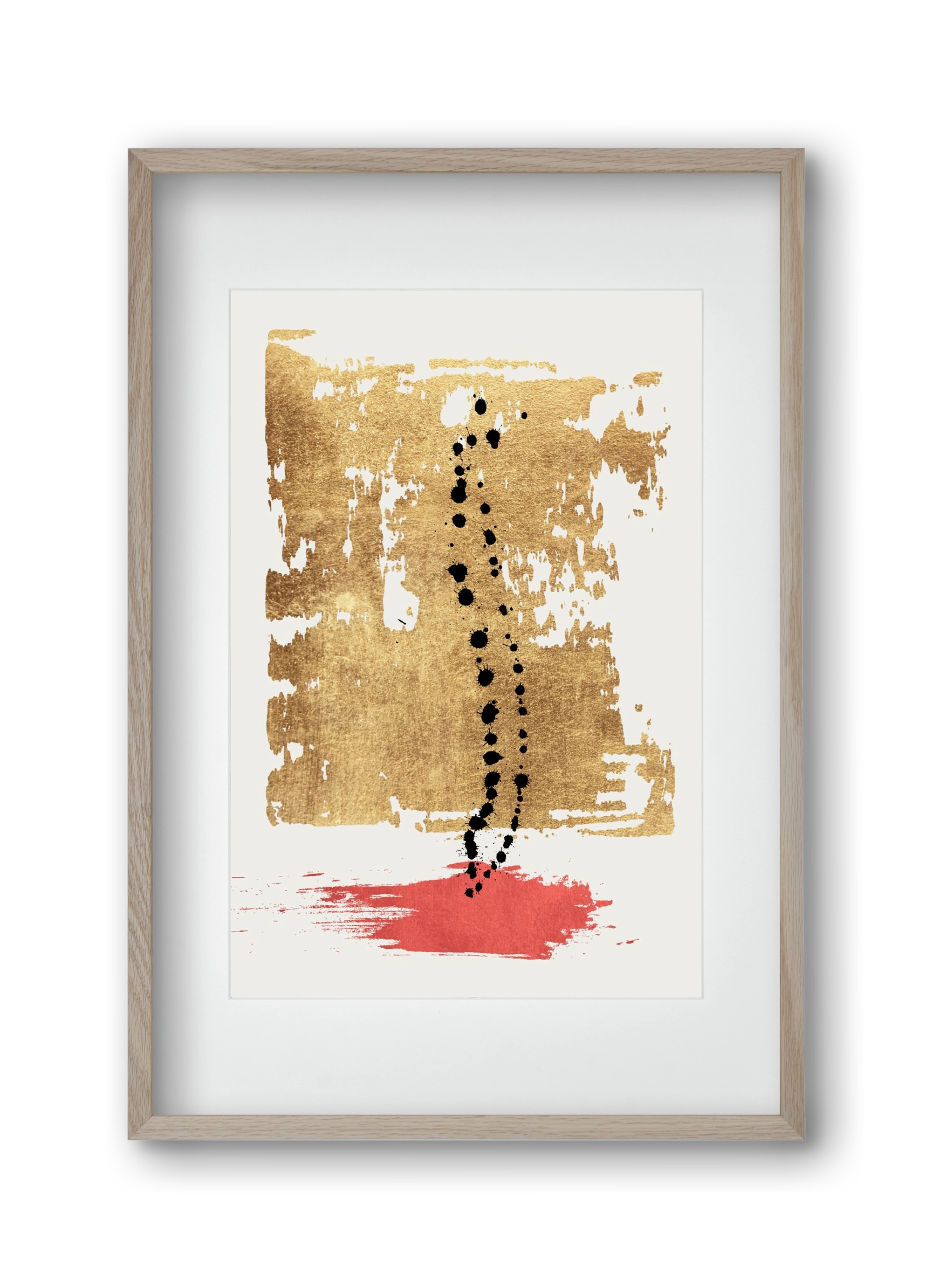 Drip drop, 30x45 cm (20x30 cm), Tölgy keret, paszpartuval