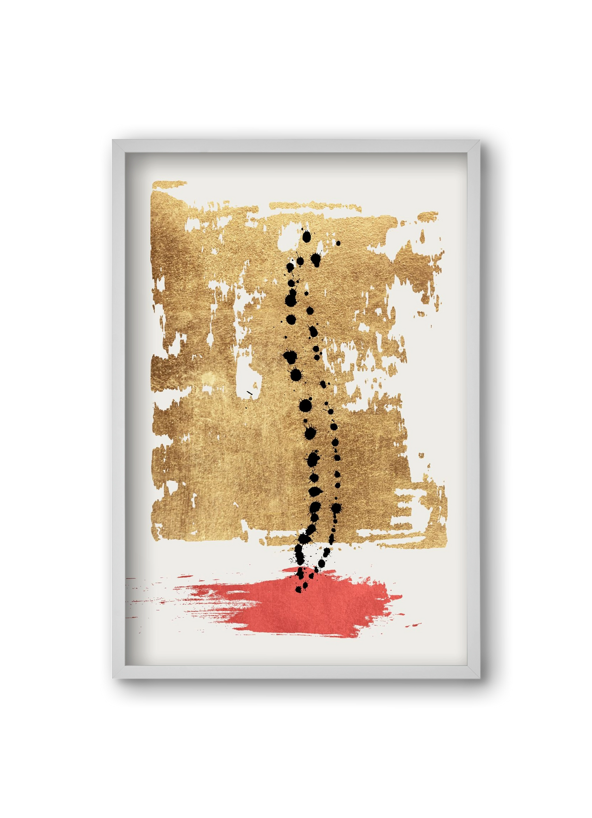 Drip drop, 20x30 cm (20x30 cm), Fehér keret