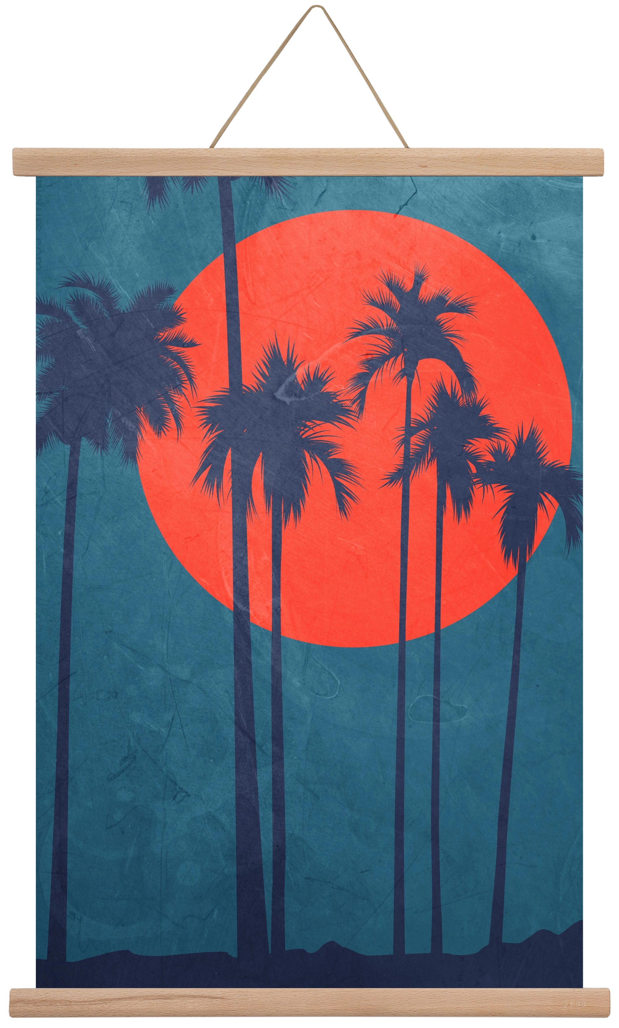 Cote d´Azur, 40x60 cm (40x60 cm), Tölgy akasztó