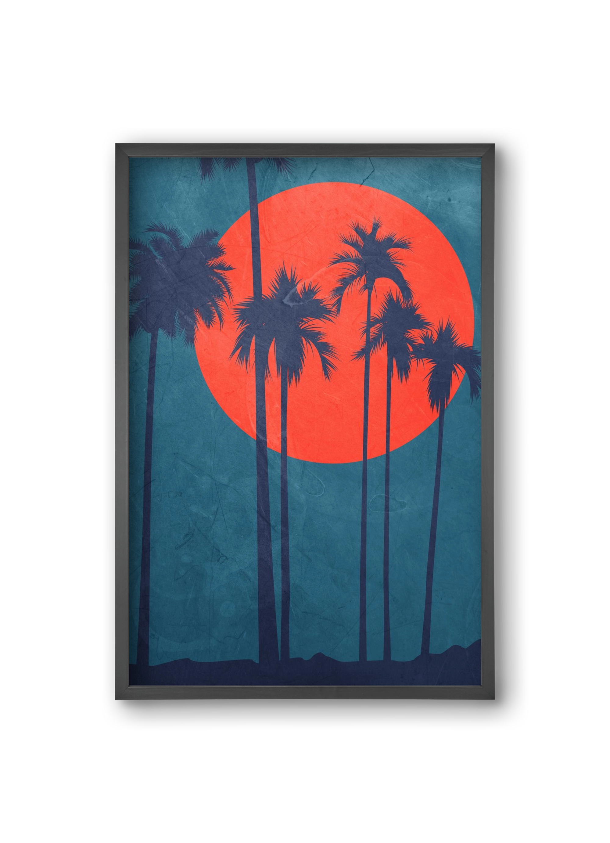 Cote d´Azur, 20x30 cm (20x30 cm), Fekete keret