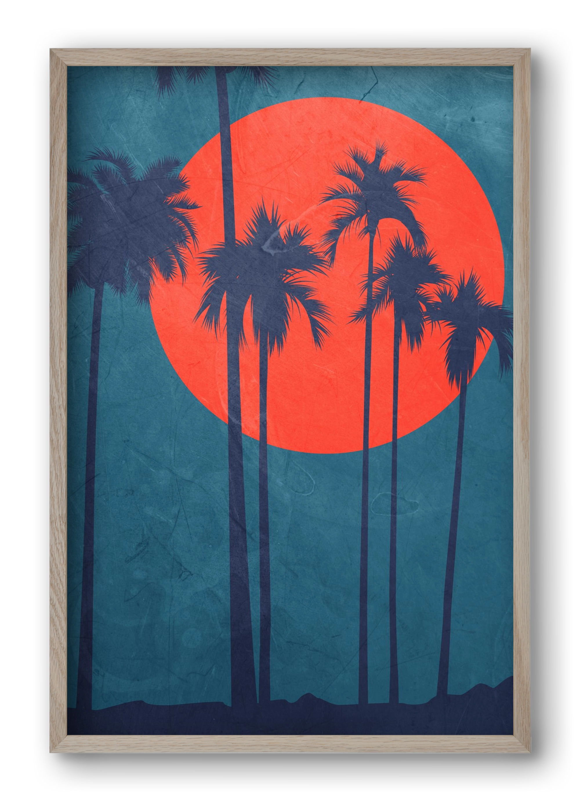 Cote d´Azur, 40x60 cm (40x60 cm), Tölgy keret