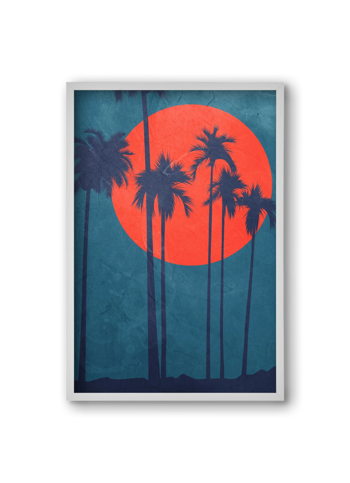 Cote d´Azur, 20x30 cm (20x30 cm), Fehér keret