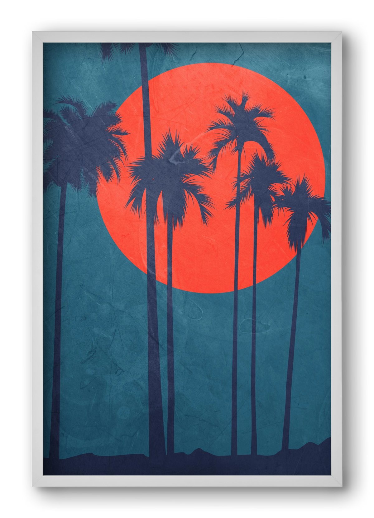 Cote d´Azur, 40x60 cm (40x60 cm), Fehér keret