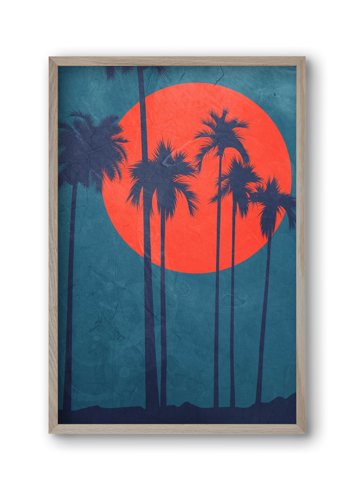 Cote d´Azur, 30x45 cm (30x45 cm), Tölgy keret