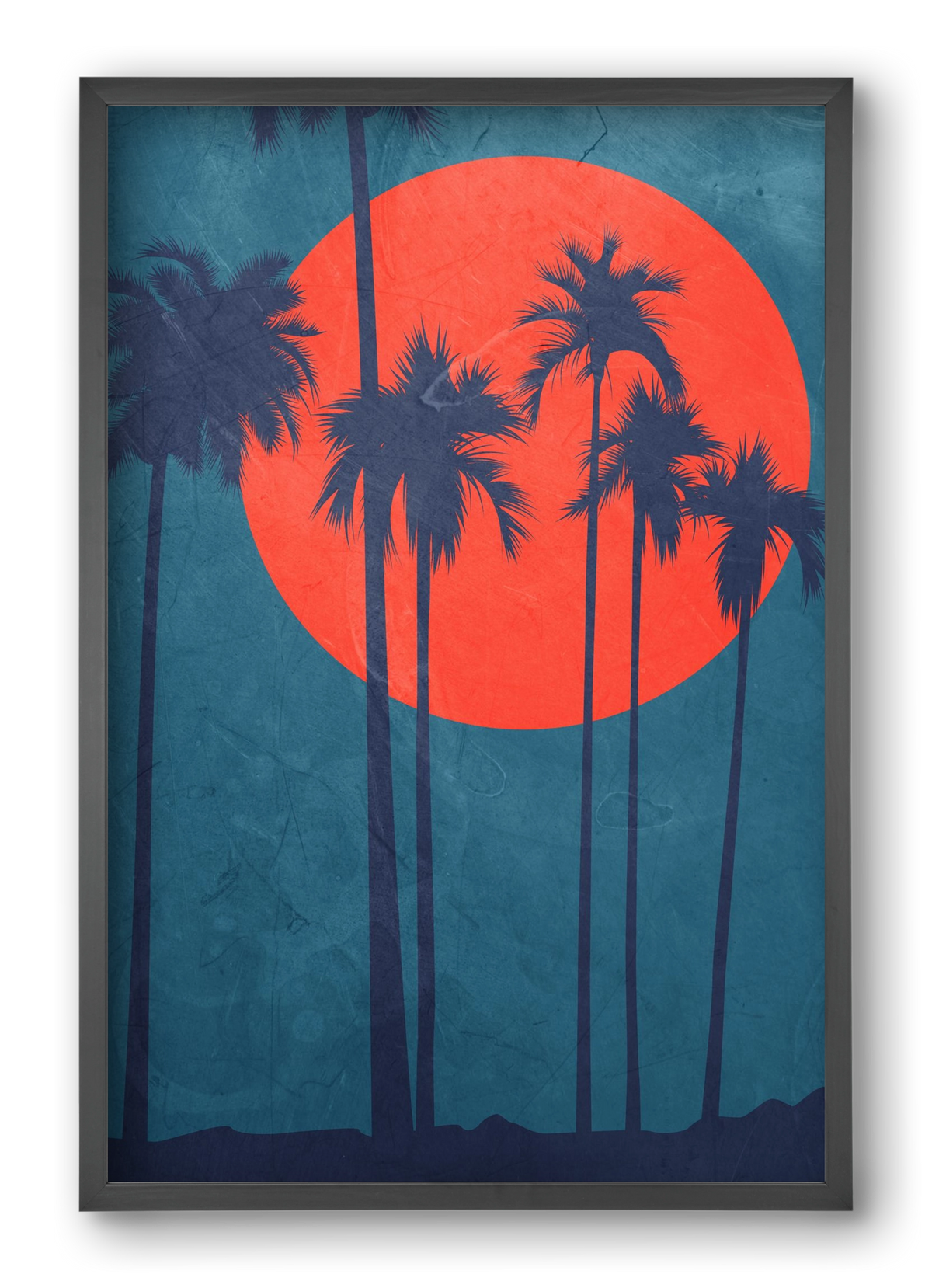 Cote d´Azur, 40x60 cm (40x60 cm), Fekete keret