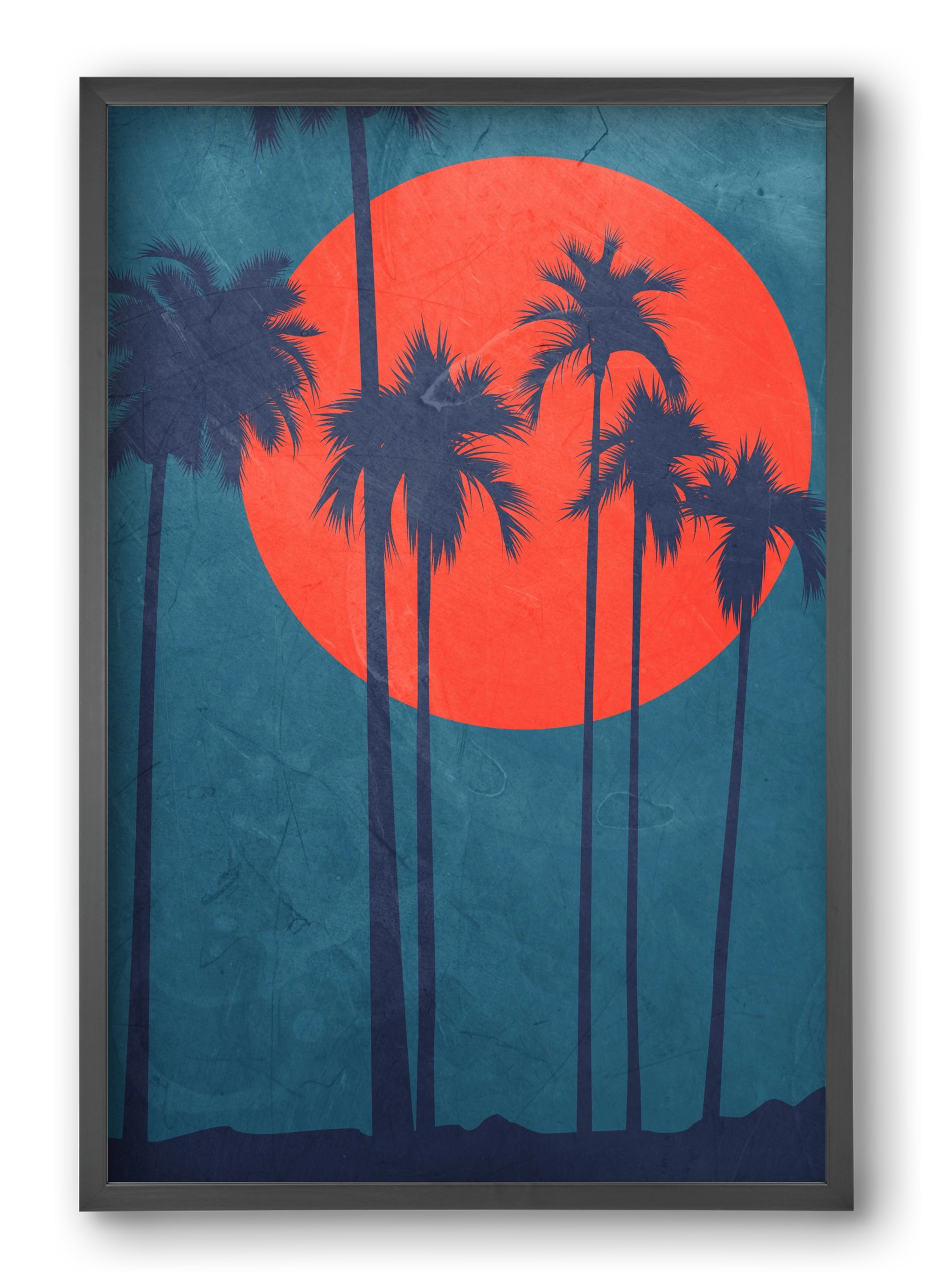 Cote d´Azur, 40x60 cm (40x60 cm), Fekete keret