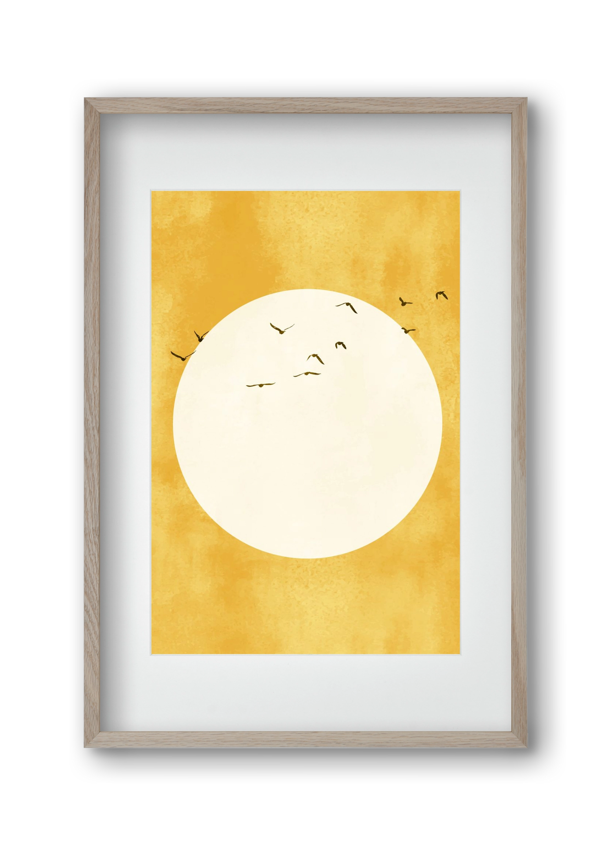 Eternal Sunshine, 30x45 cm (20x30 cm), Tölgy keret, paszpartuval