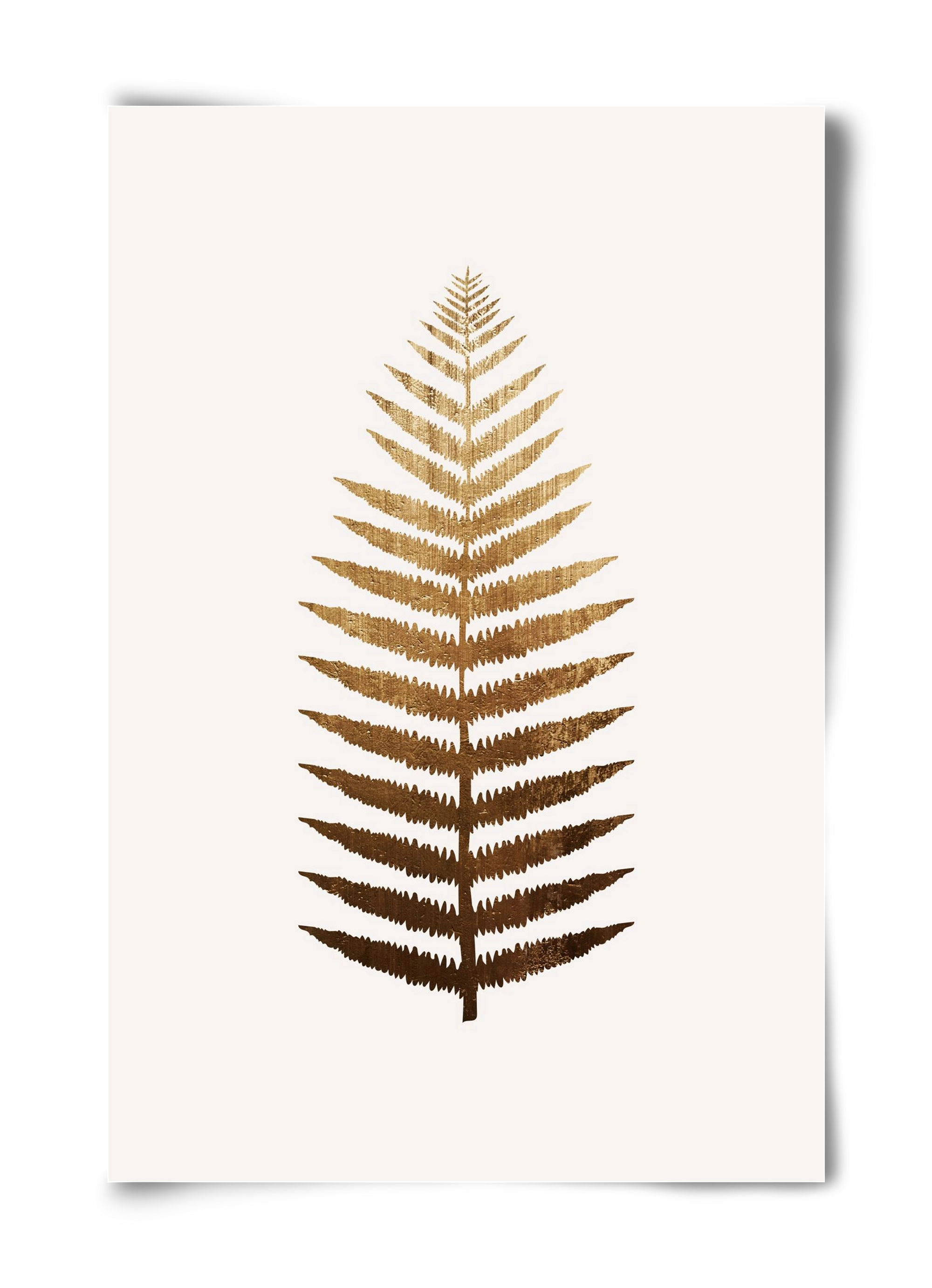 Golden leaf, 40x60 cm, Keret nélkül