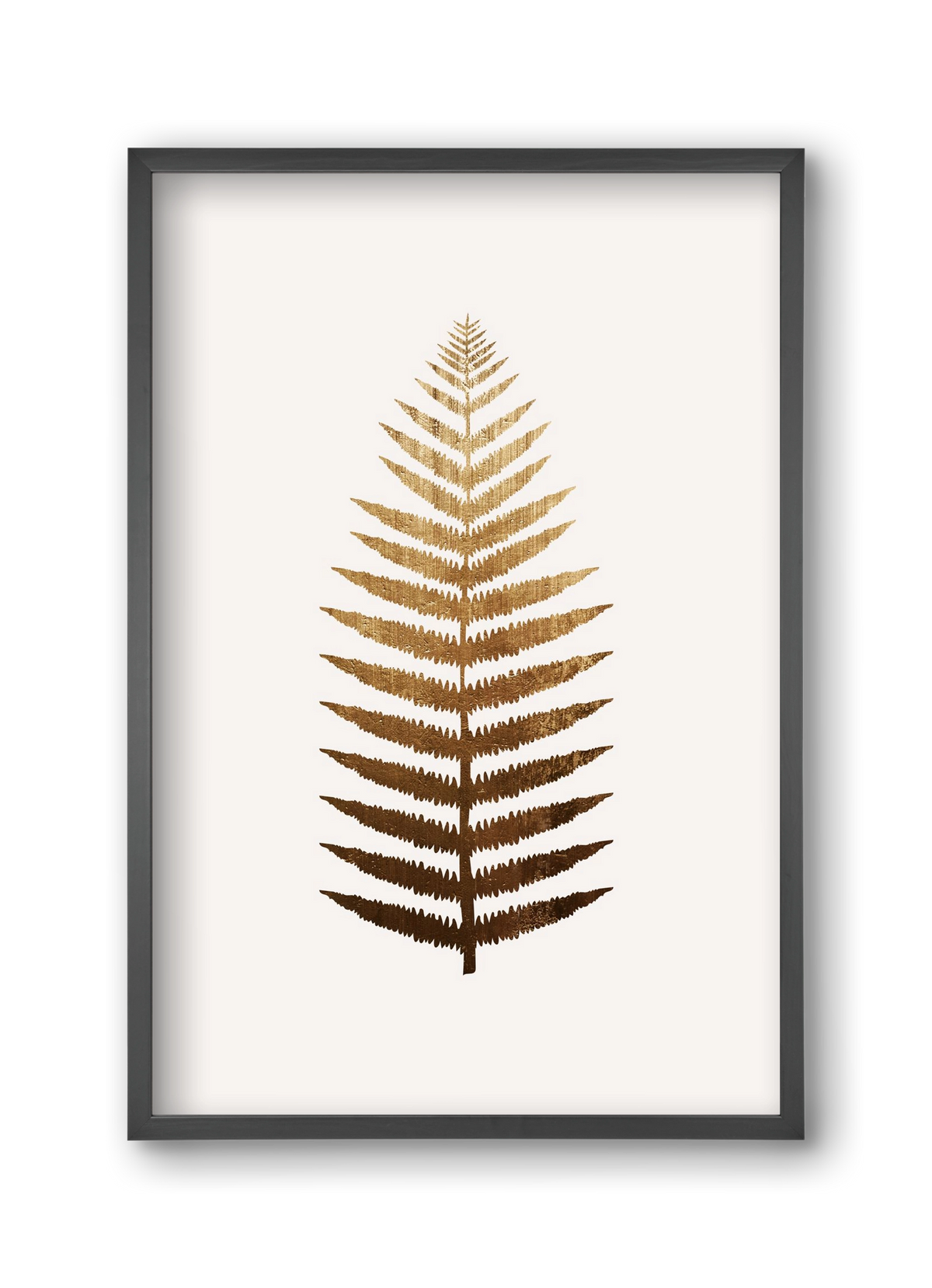 Golden leaf, 30x45 cm (30x45 cm), Fekete keret