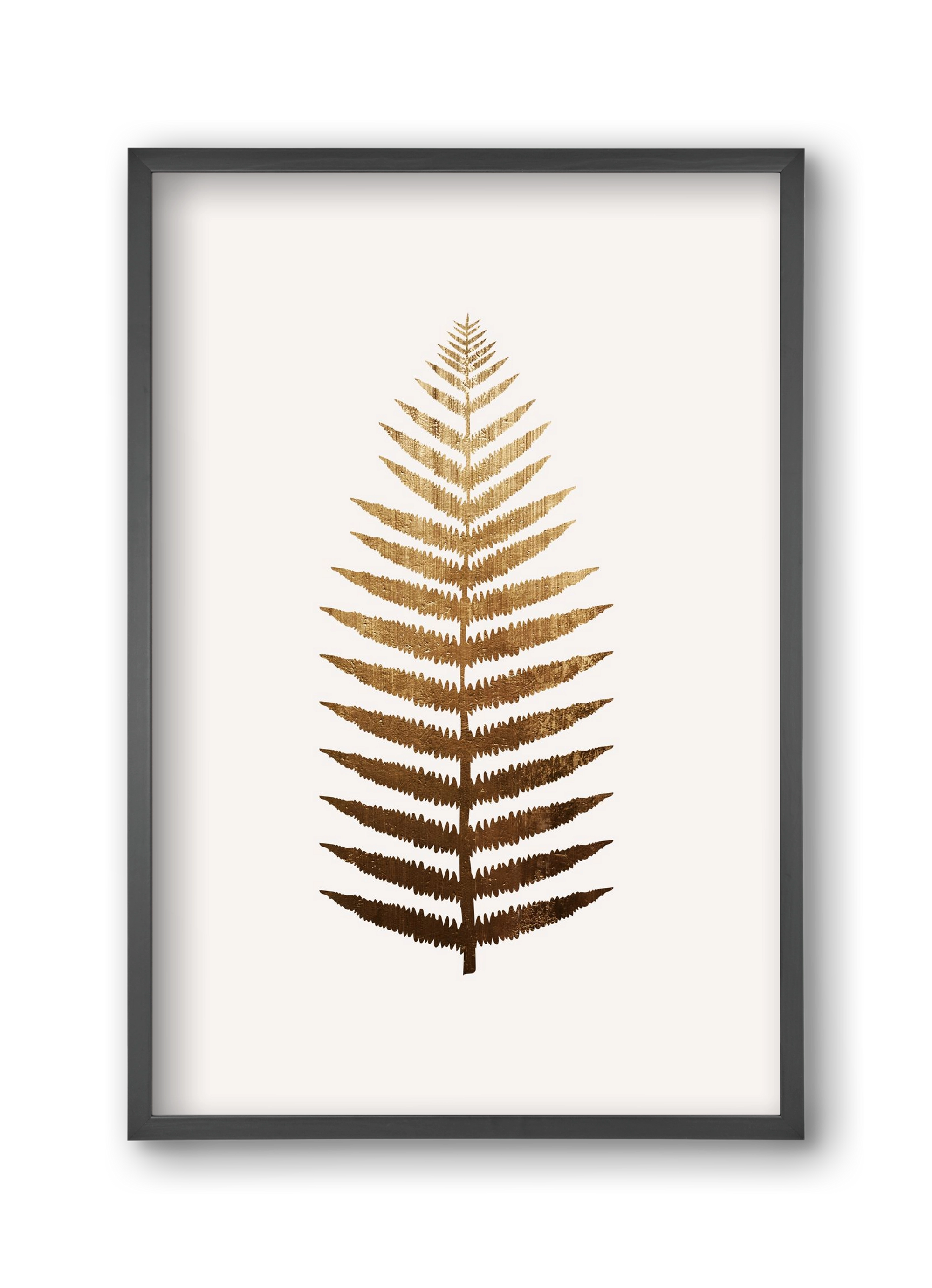 Golden leaf, 30x45 cm (30x45 cm), Fekete keret