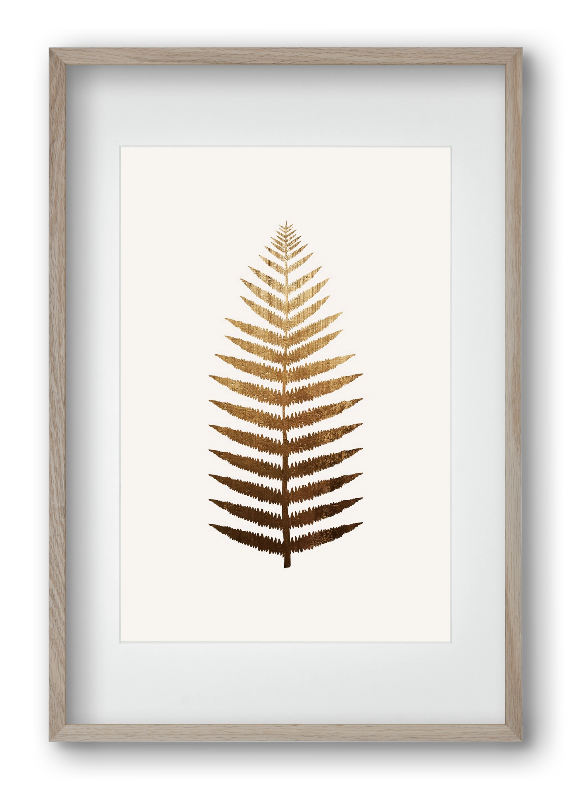 Golden leaf, 40x60 cm (30x45 cm), Tölgy keret, paszpartuval