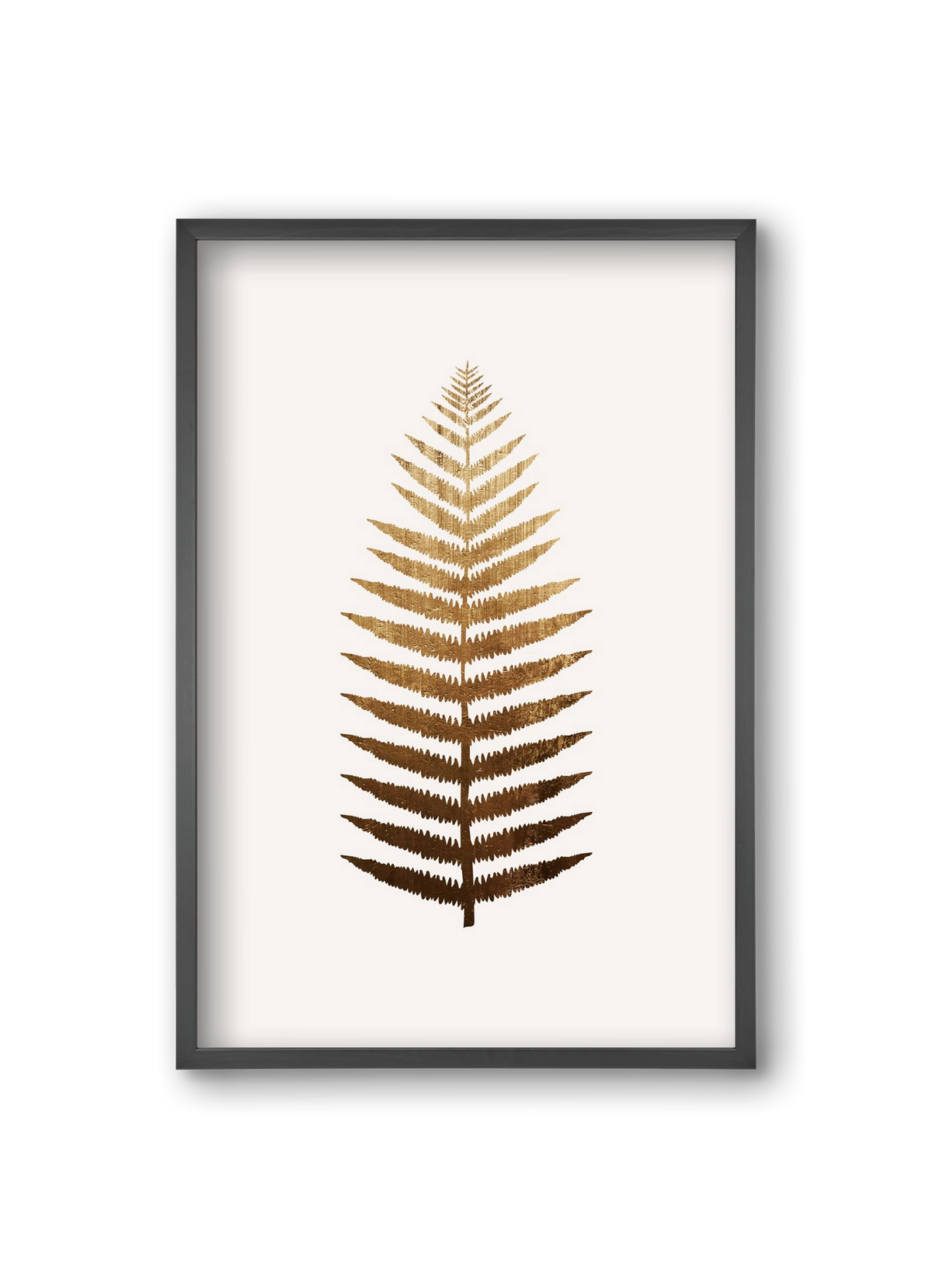 Golden leaf, 20x30 cm (20x30 cm), Fekete keret