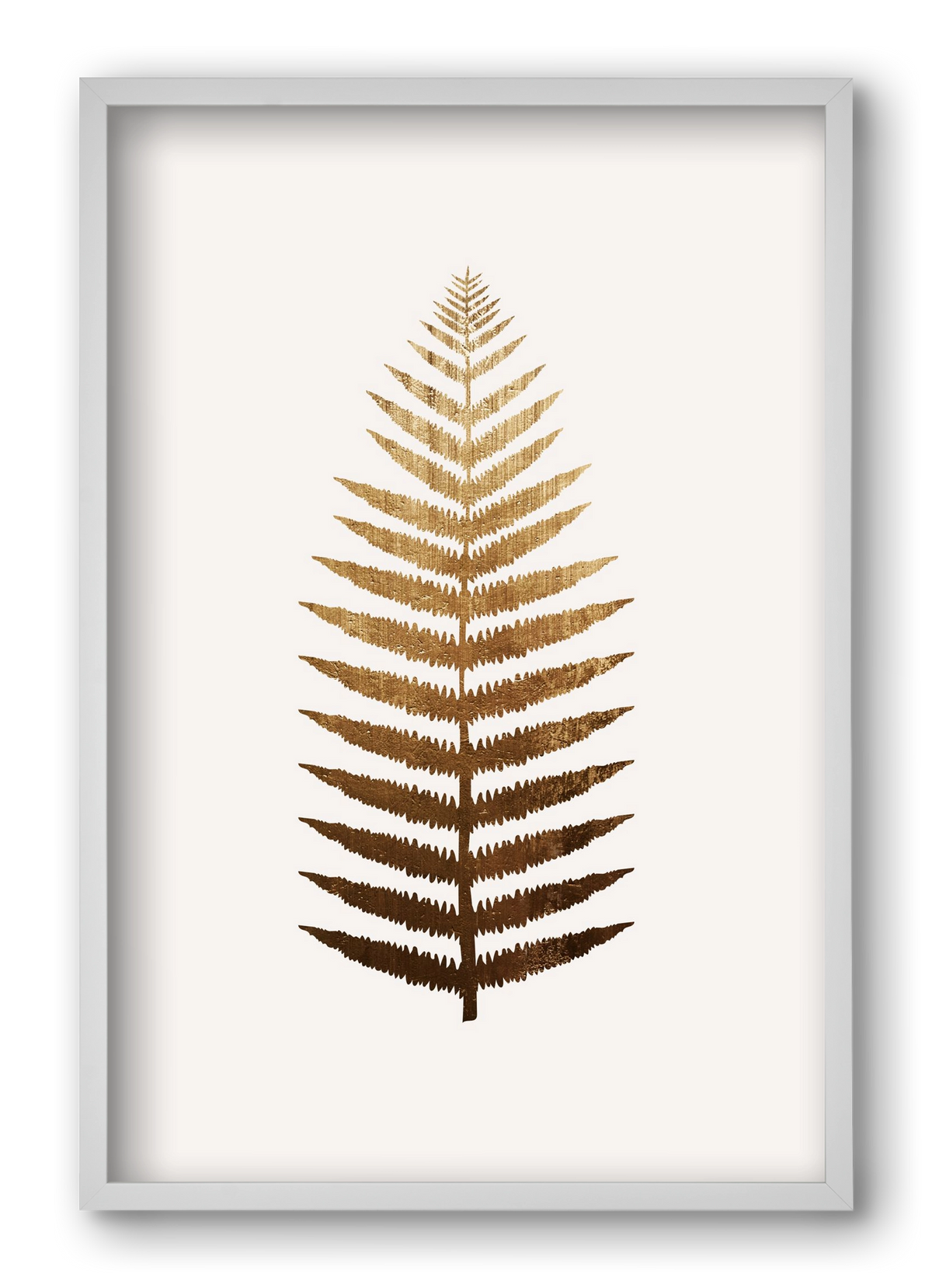 Golden leaf, 40x60 cm (40x60 cm), Fehér keret