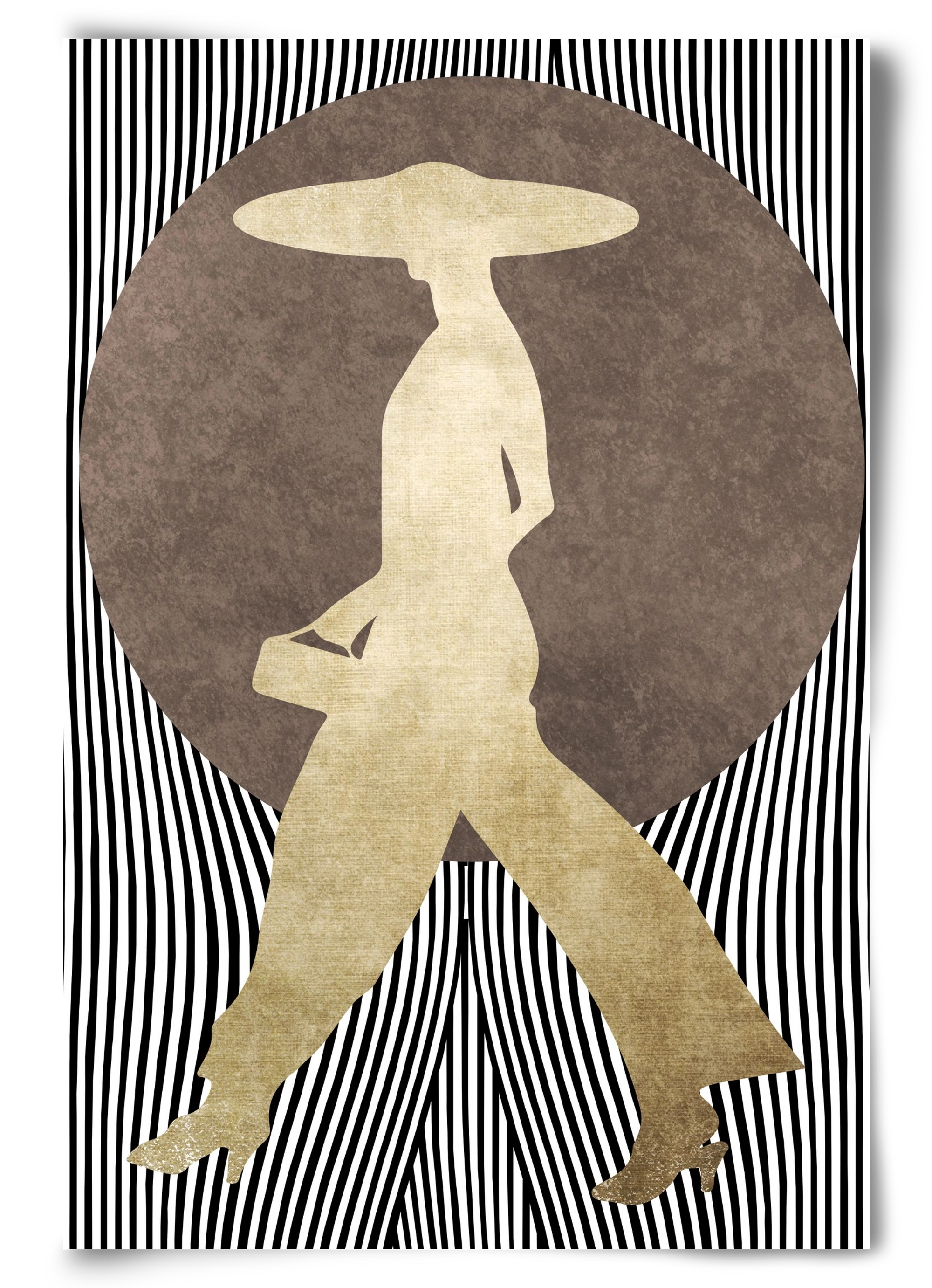 La Madame Noir, 60x90 cm, Keret nélkül