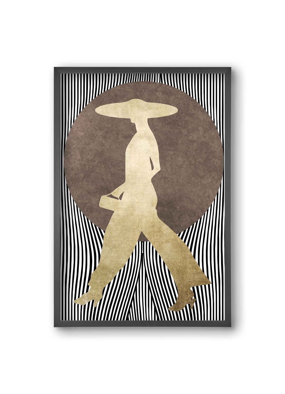 La Madame Noir, 20x30 cm (20x30 cm), Fekete keret