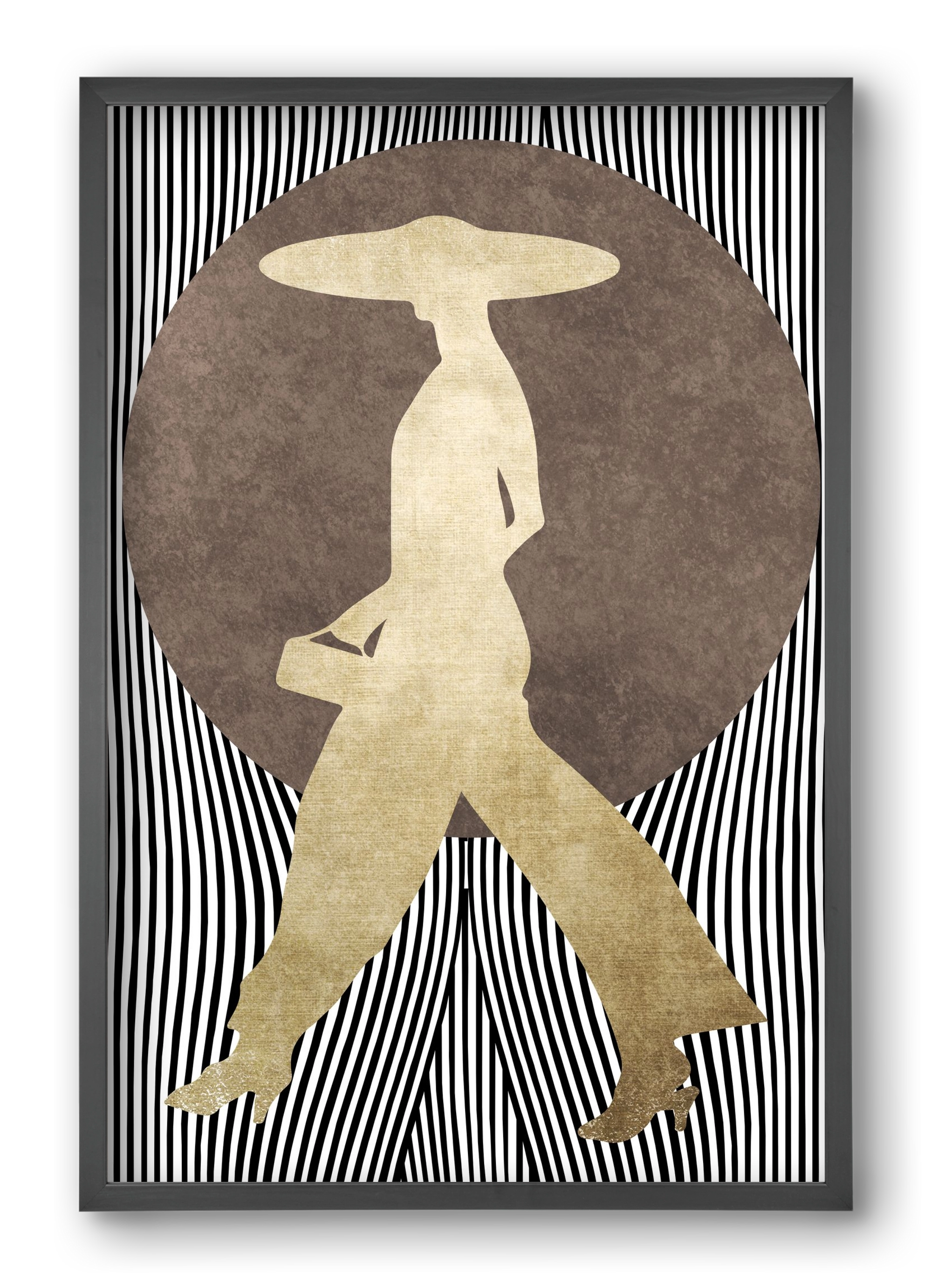 La Madame Noir, 40x60 cm (40x60 cm), Fekete keret