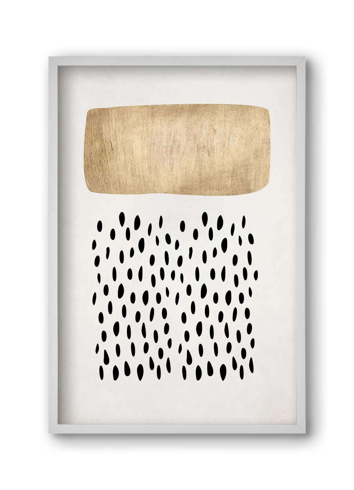 Opus no. 5, 30x45 cm (30x45 cm), Fehér keret