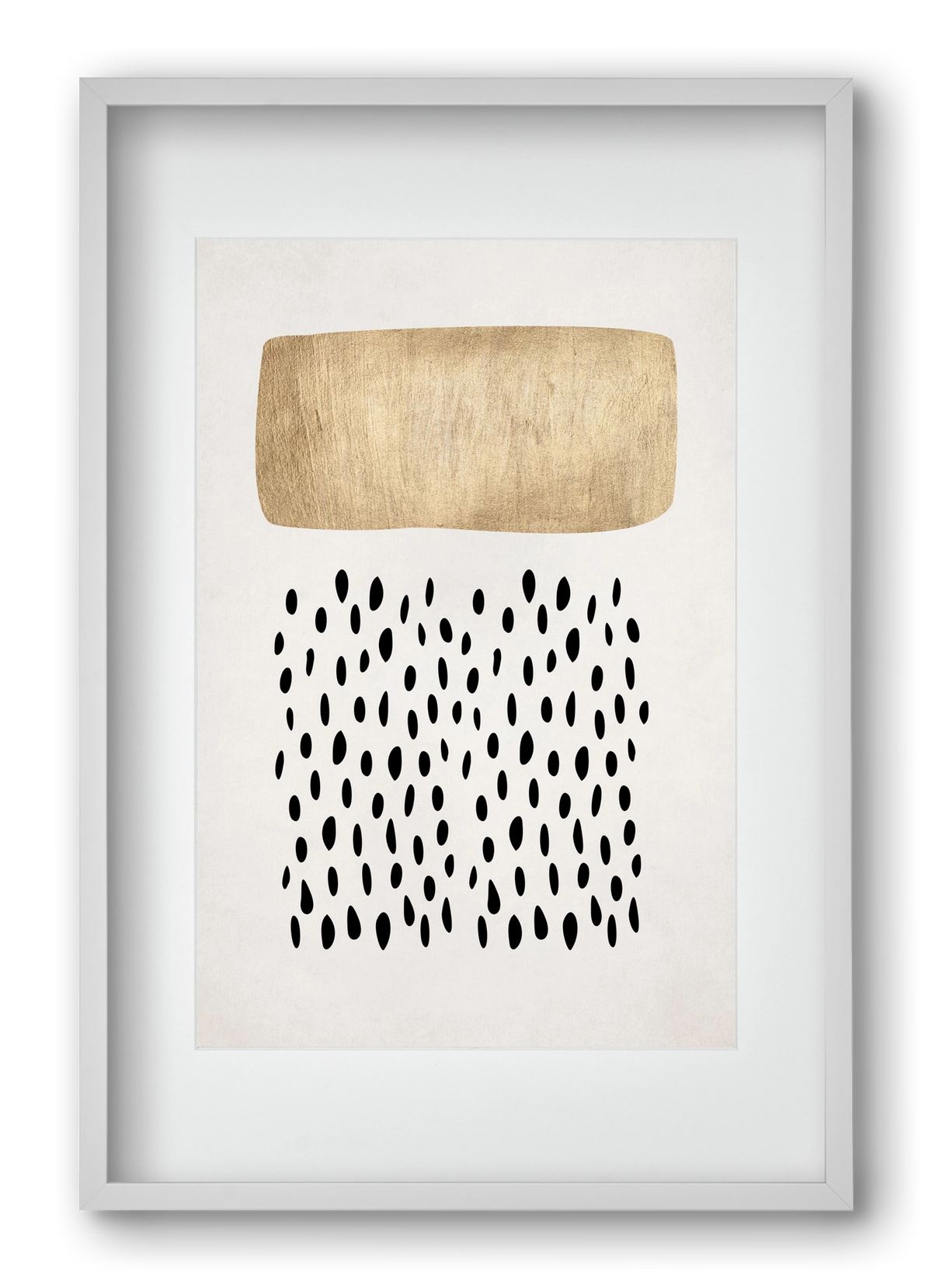 Opus no. 5, 40x60 cm (30x45 cm), Fehér keret, paszpartuval