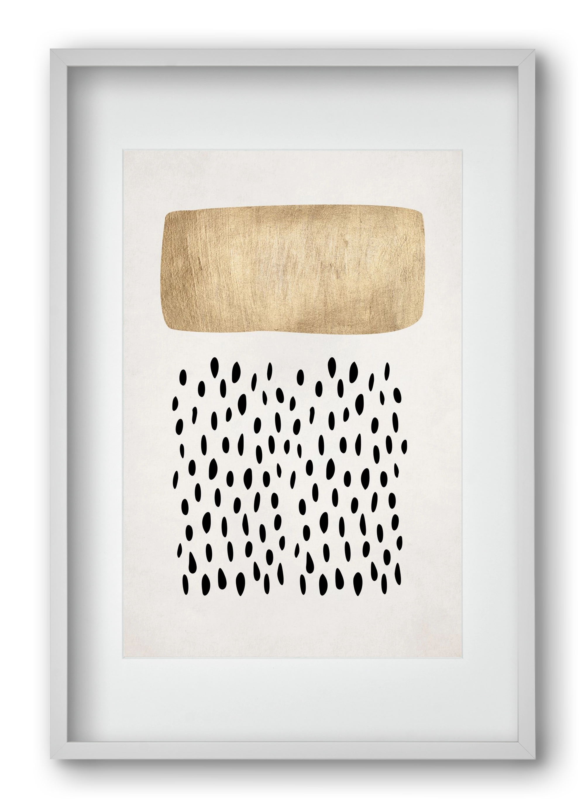 Opus no. 5, 40x60 cm (30x45 cm), Fehér keret, paszpartuval