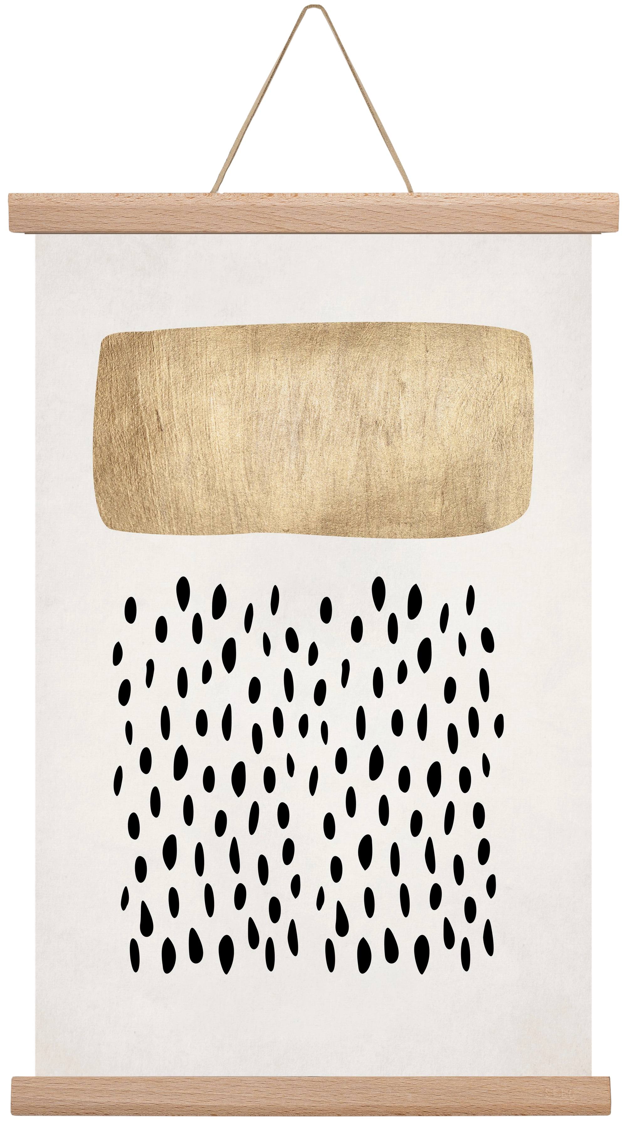 Opus no. 5, 30x45 cm (30x45 cm), Tölgy akasztó