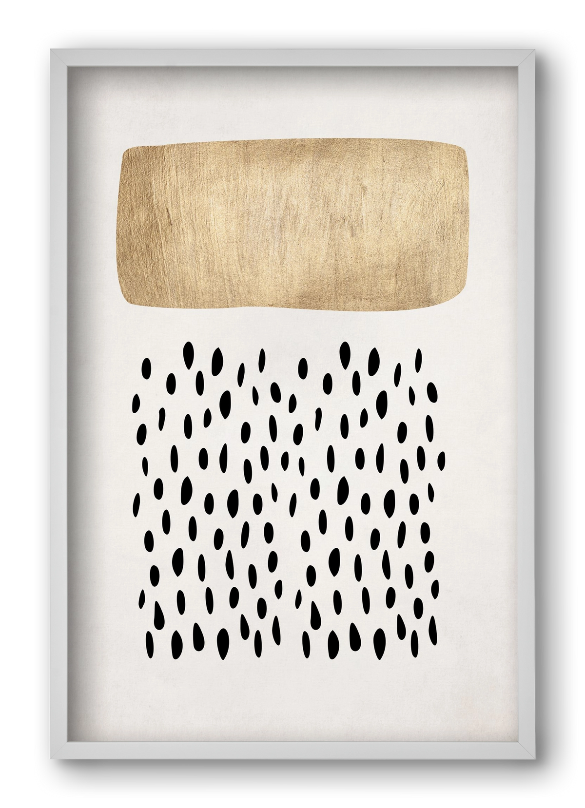 Opus no. 5, 40x60 cm (40x60 cm), Fehér keret