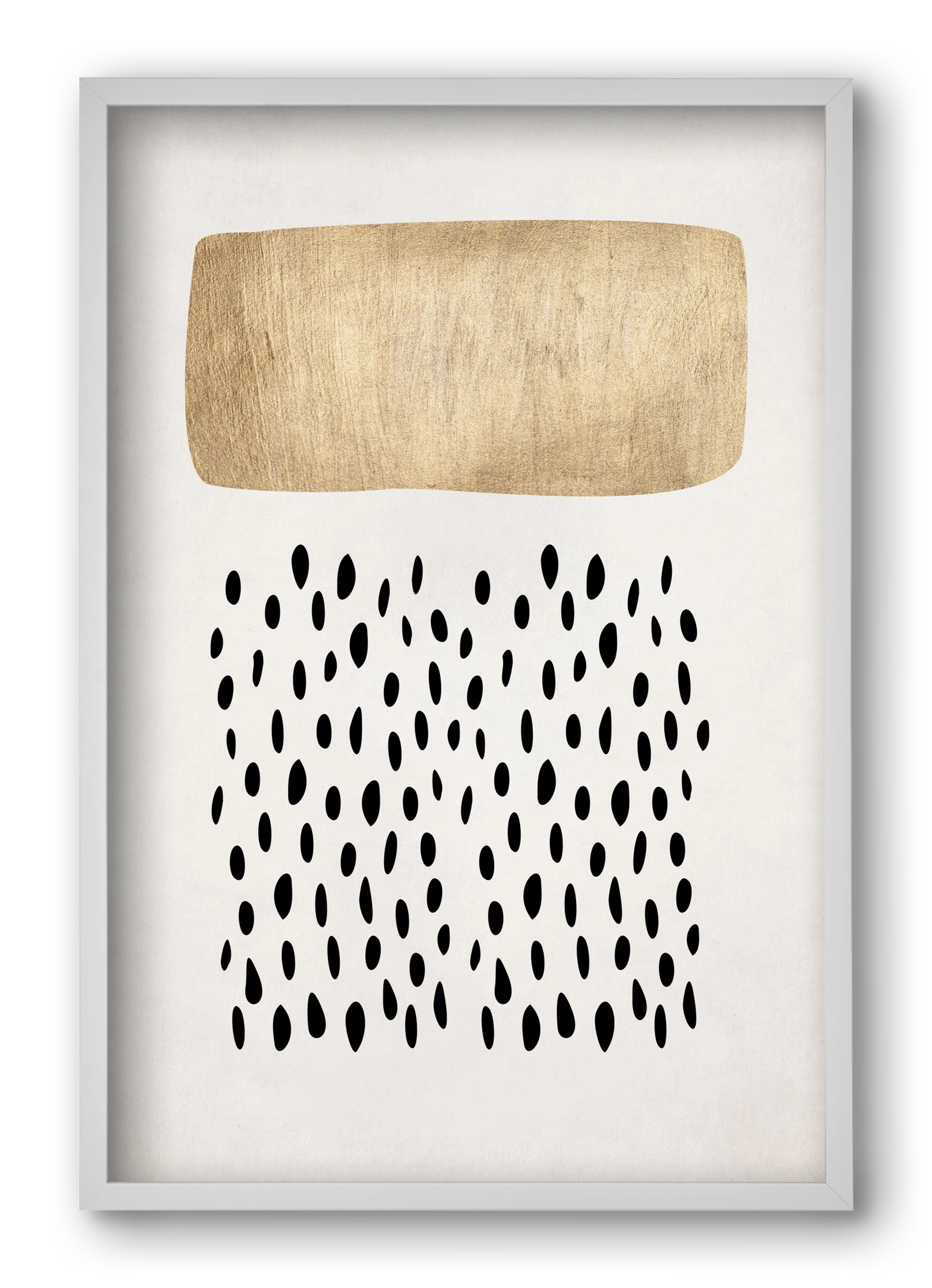 Opus no. 5, 40x60 cm (40x60 cm), Fehér keret