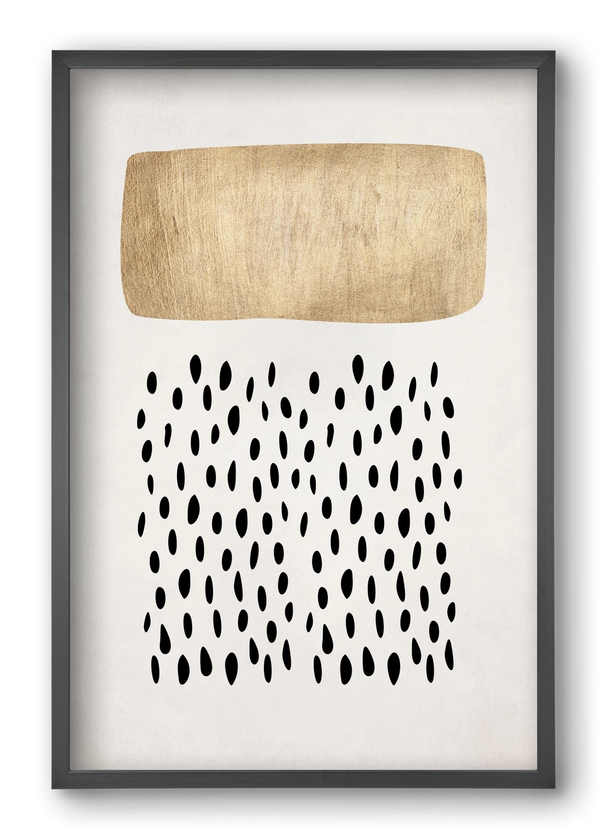 Opus no. 5, 40x60 cm (40x60 cm), Fekete keret