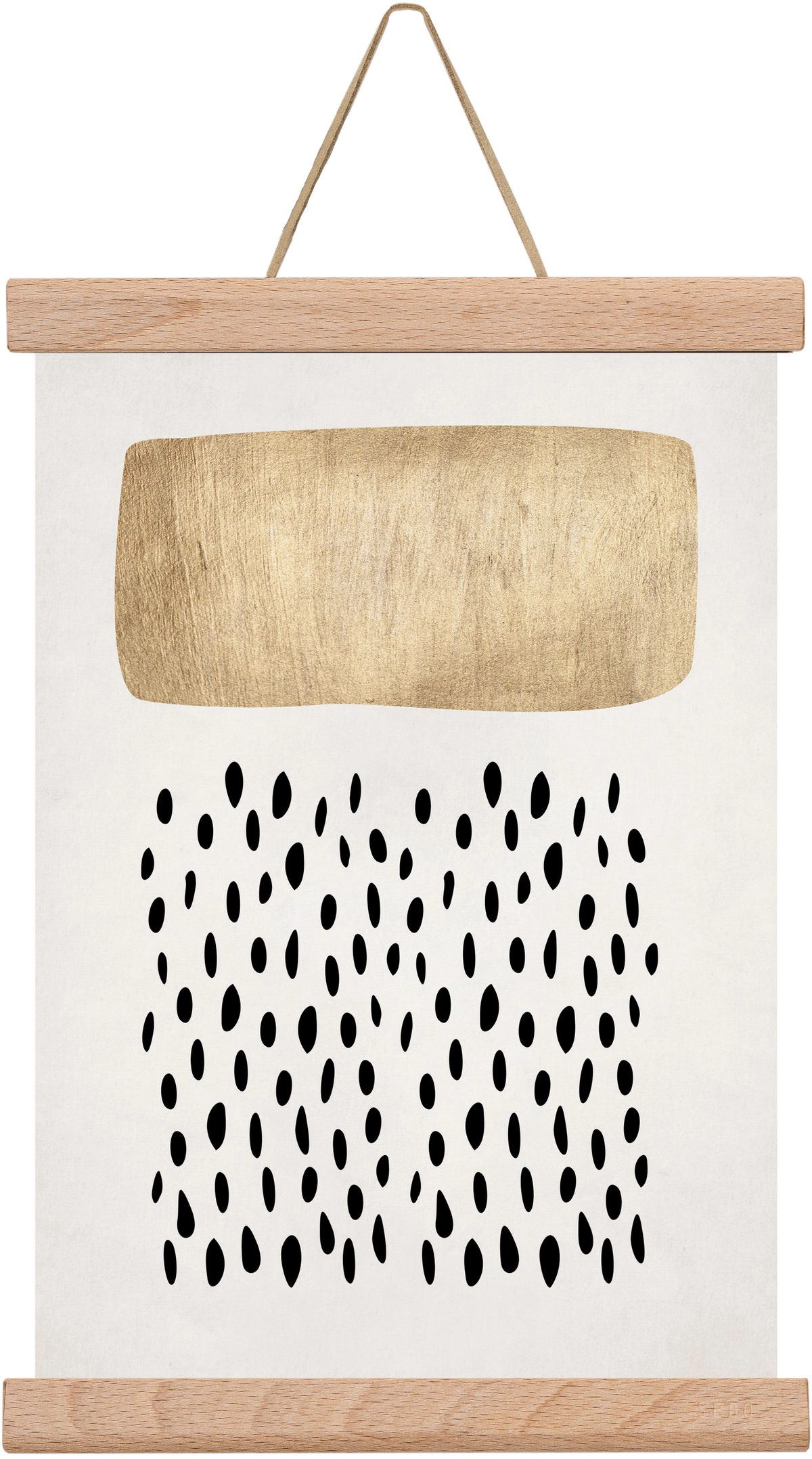 Opus no. 5, 20x30 cm (20x30 cm), Tölgy akasztó