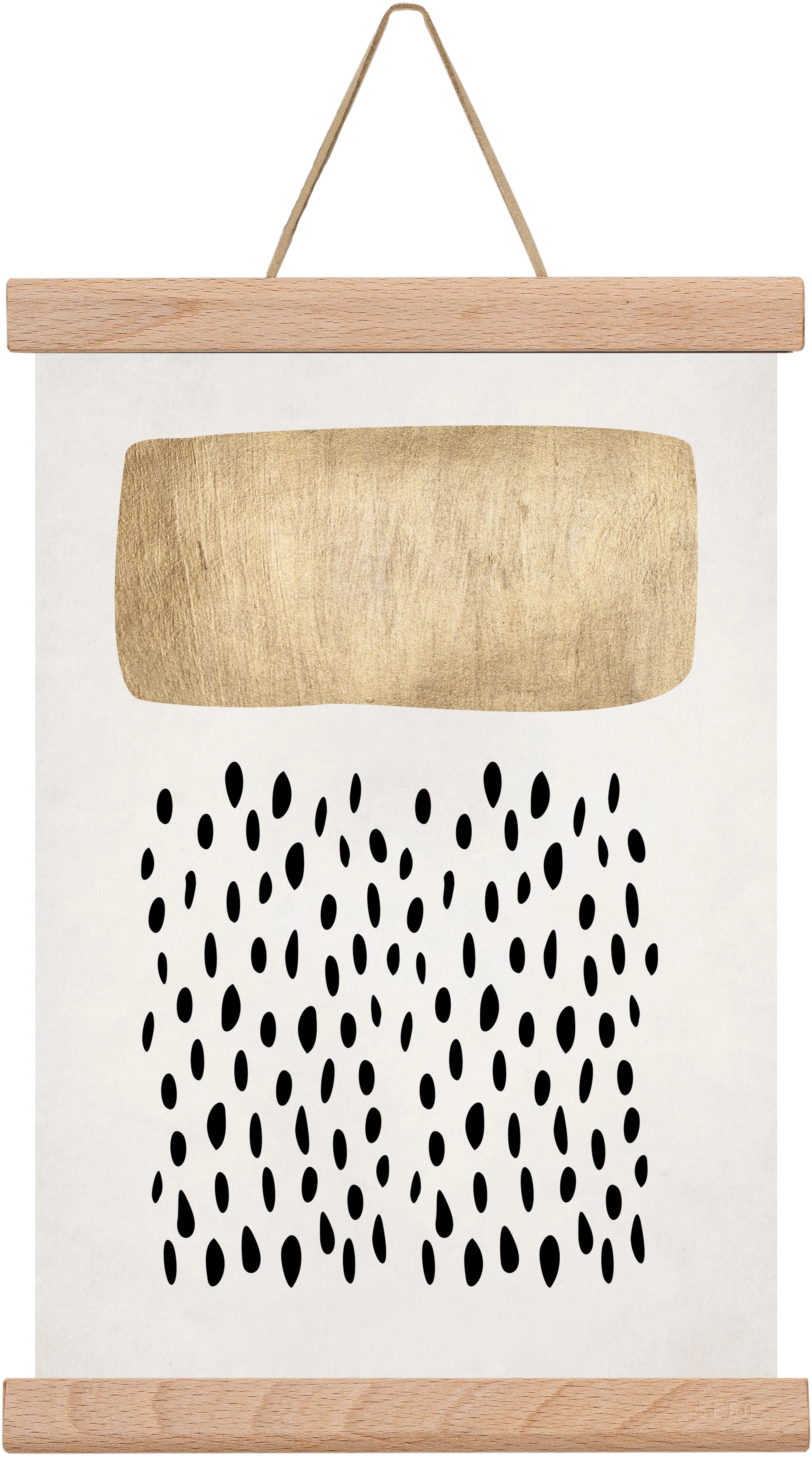 Opus no. 5, 20x30 cm (20x30 cm), Tölgy akasztó