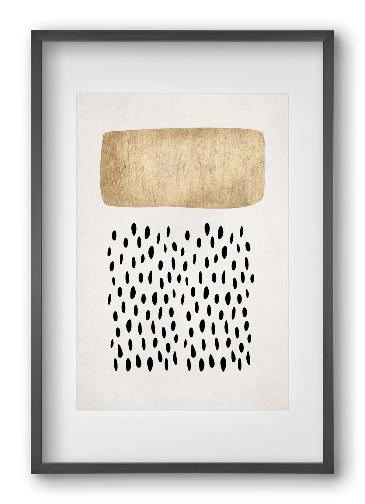 Opus no. 5, 40x60 cm (30x45 cm), Fekete keret, paszpartuval