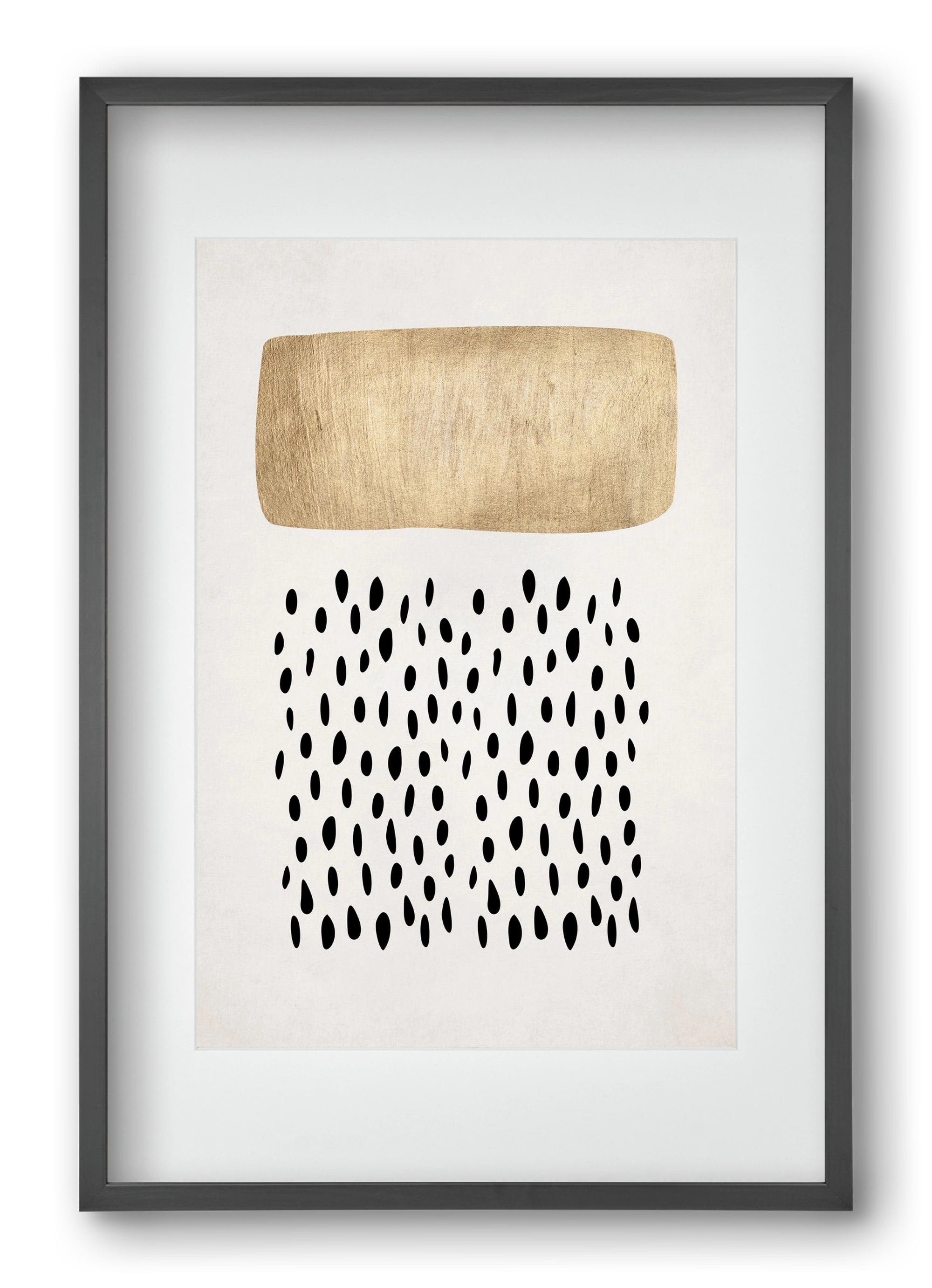 Opus no. 5, 40x60 cm (30x45 cm), Fekete keret, paszpartuval