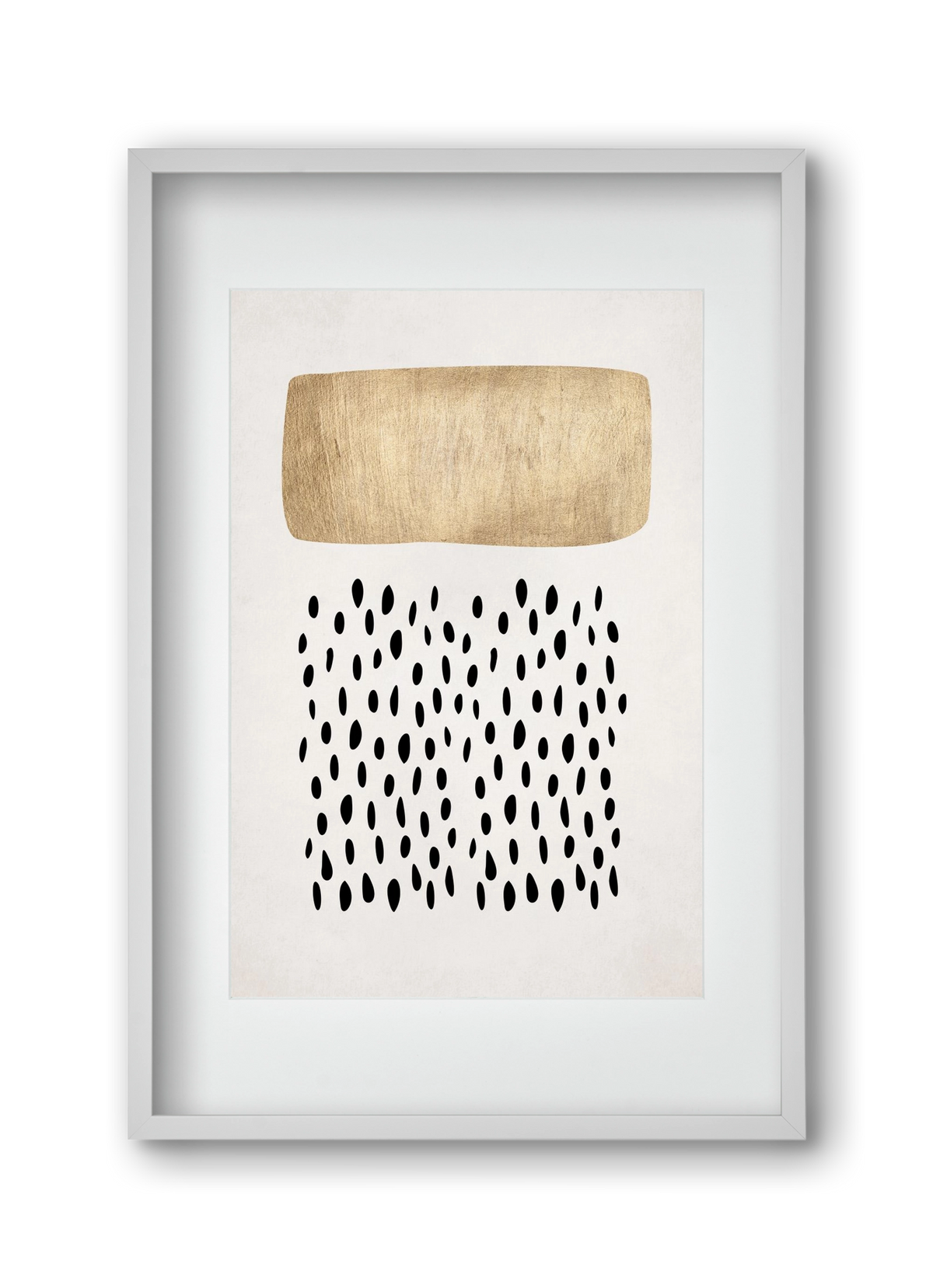 Opus no. 5, 30x45 cm (20x30 cm), Fehér keret, paszpartuval