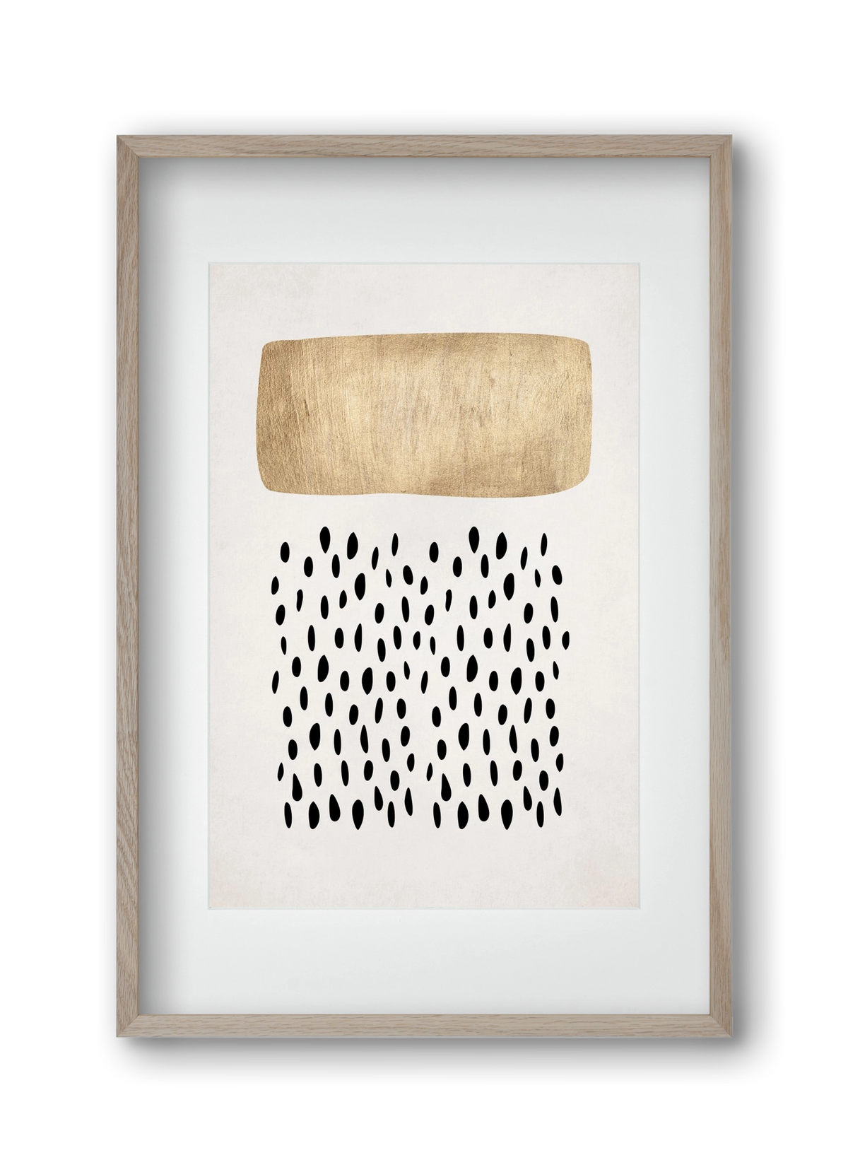 Opus no. 5, 30x45 cm (20x30 cm), Tölgy keret, paszpartuval