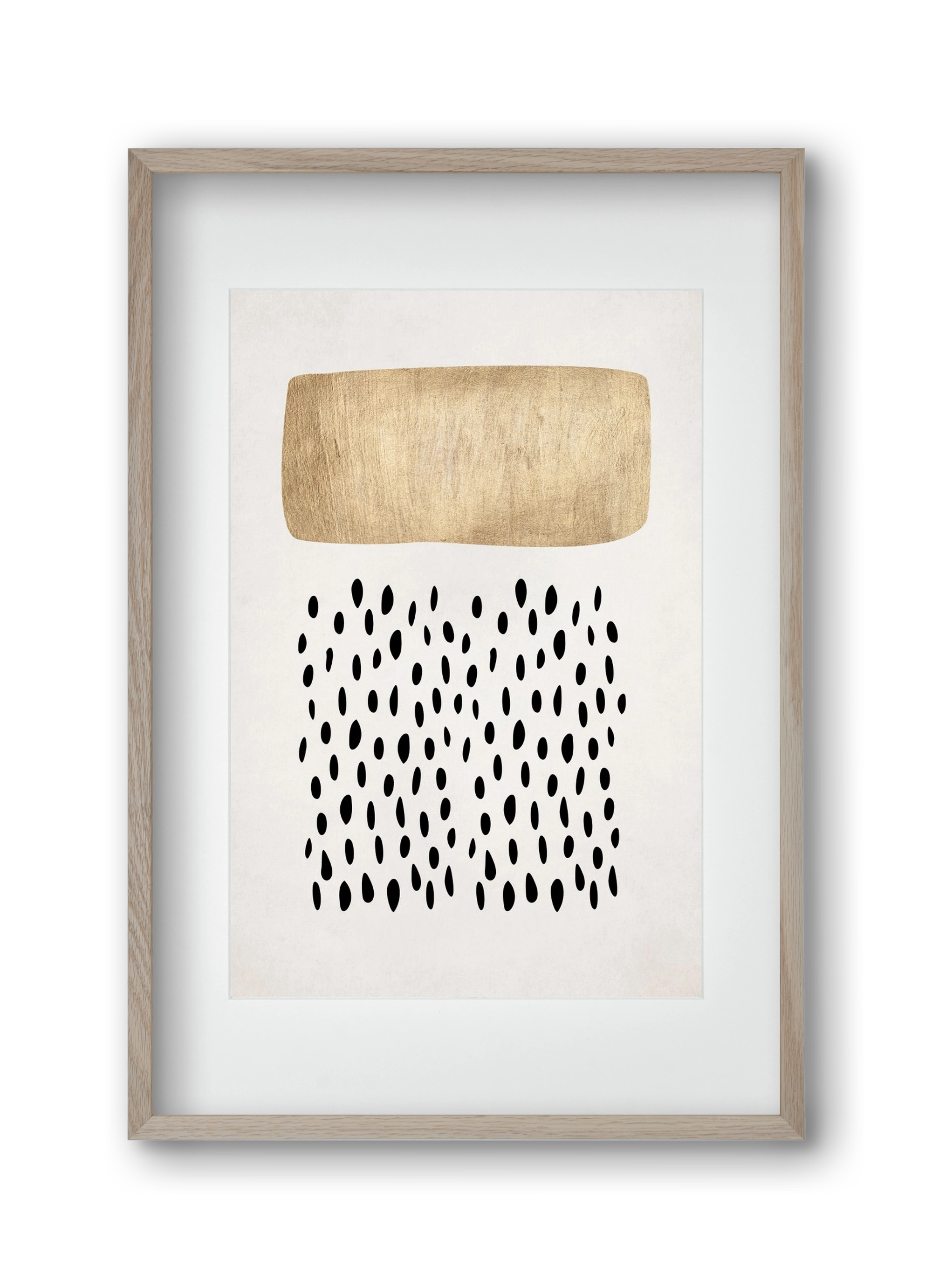 Opus no. 5, 30x45 cm (20x30 cm), Tölgy keret, paszpartuval