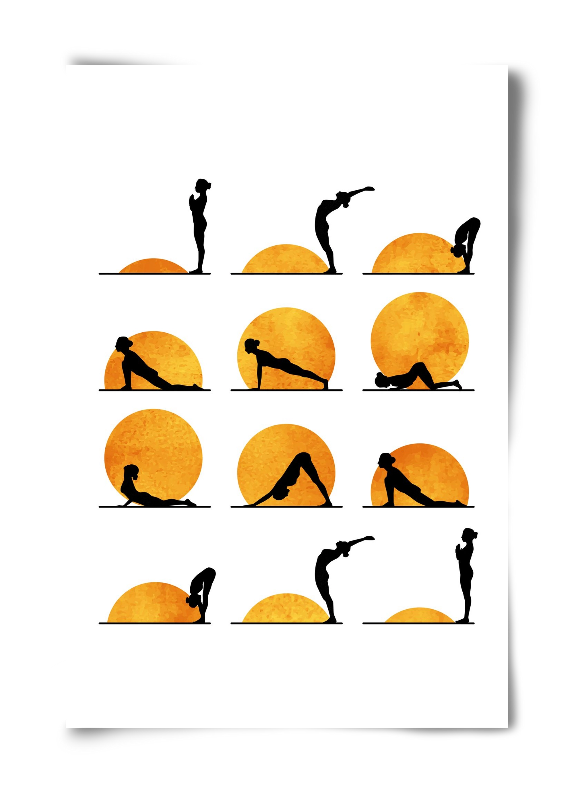 Yoga Sun, 40x60 cm, Keret nélkül