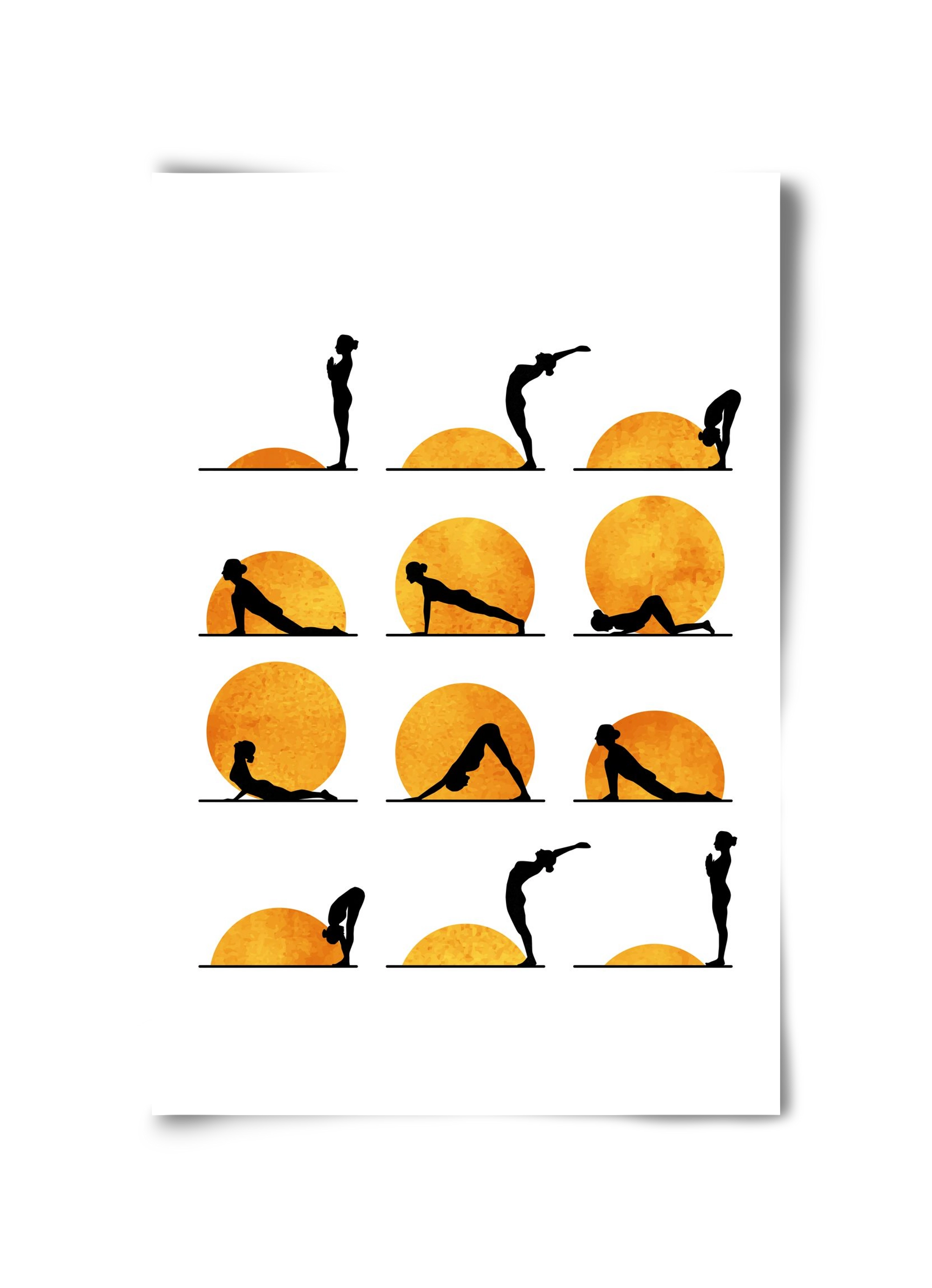 Yoga Sun, 30x45 cm, Keret nélkül