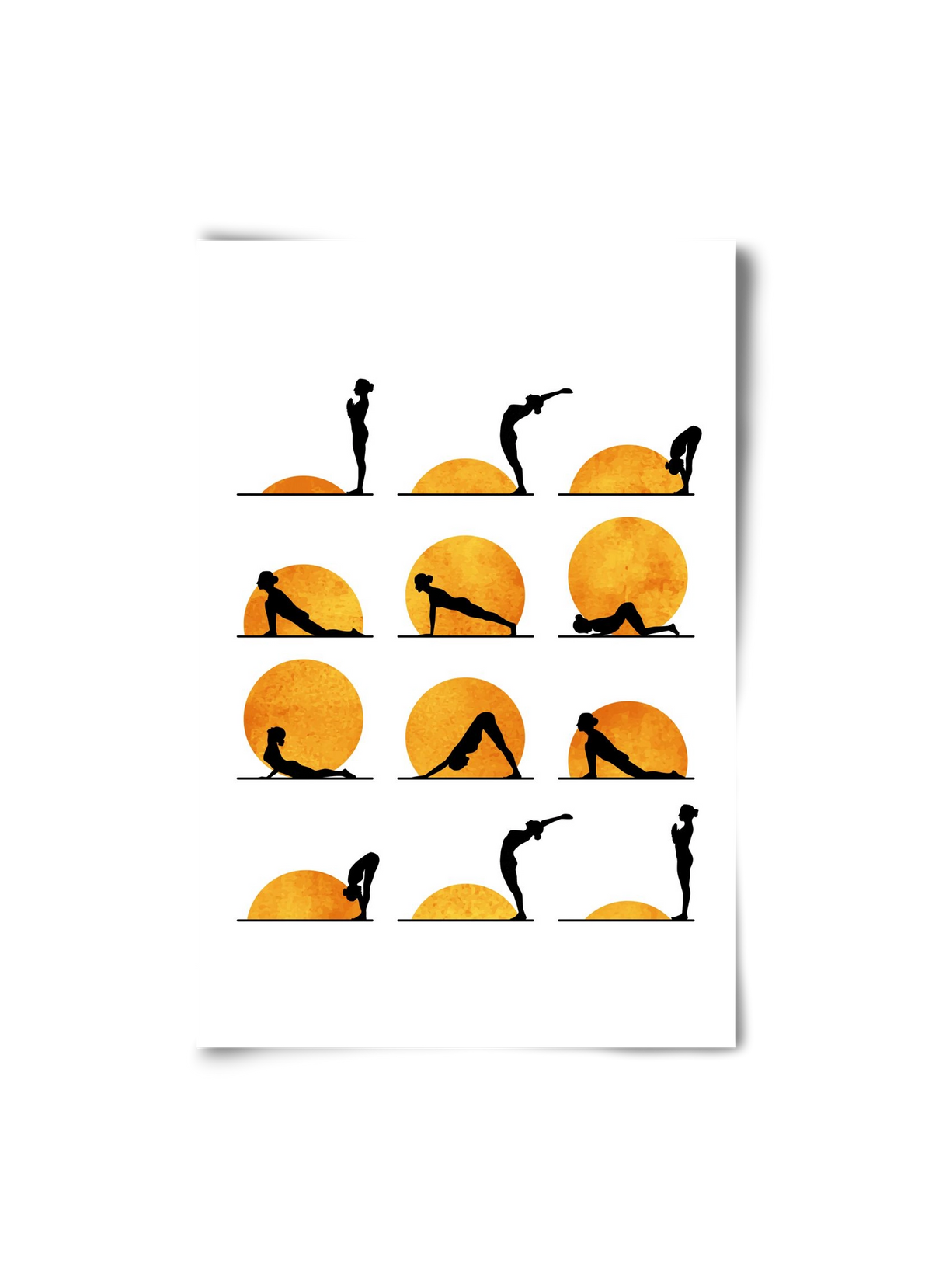 Yoga Sun, 20x30 cm, Keret nélkül