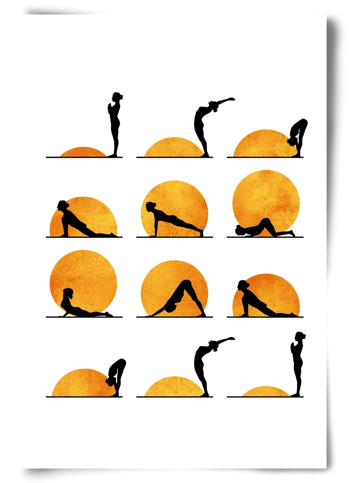 Yoga Sun, 60x90 cm, Keret nélkül