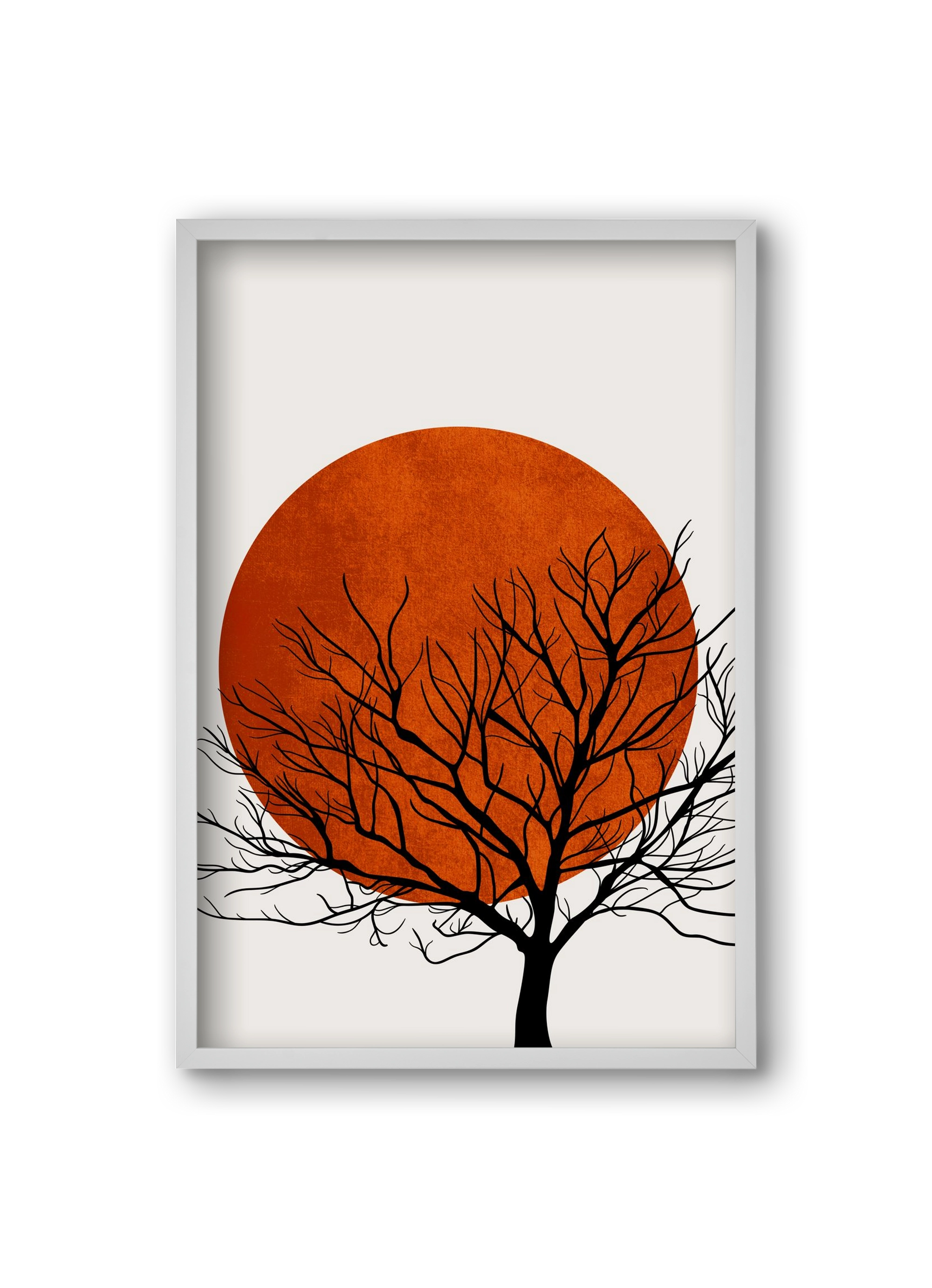 Warm winter, 20x30 cm (20x30 cm), Fehér keret