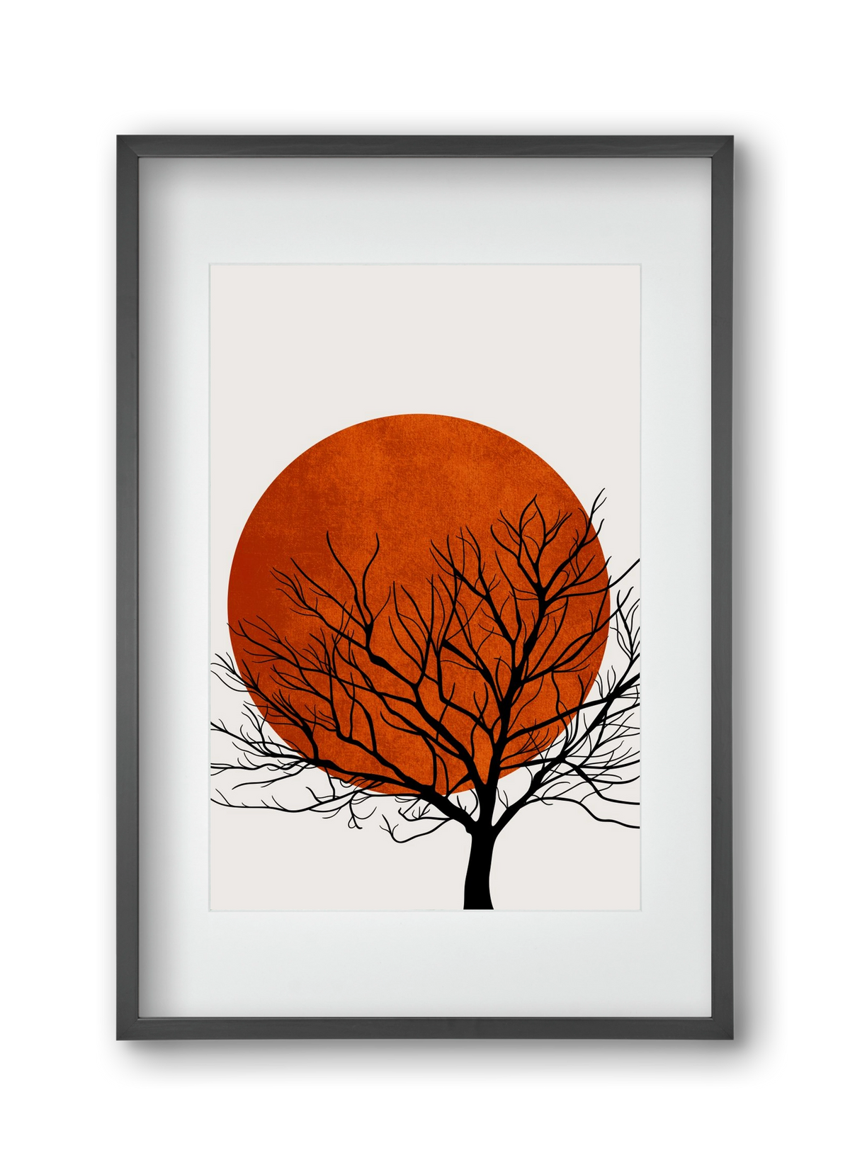 Warm winter, 30x45 cm (20x30 cm), Fekete keret, paszpartuval