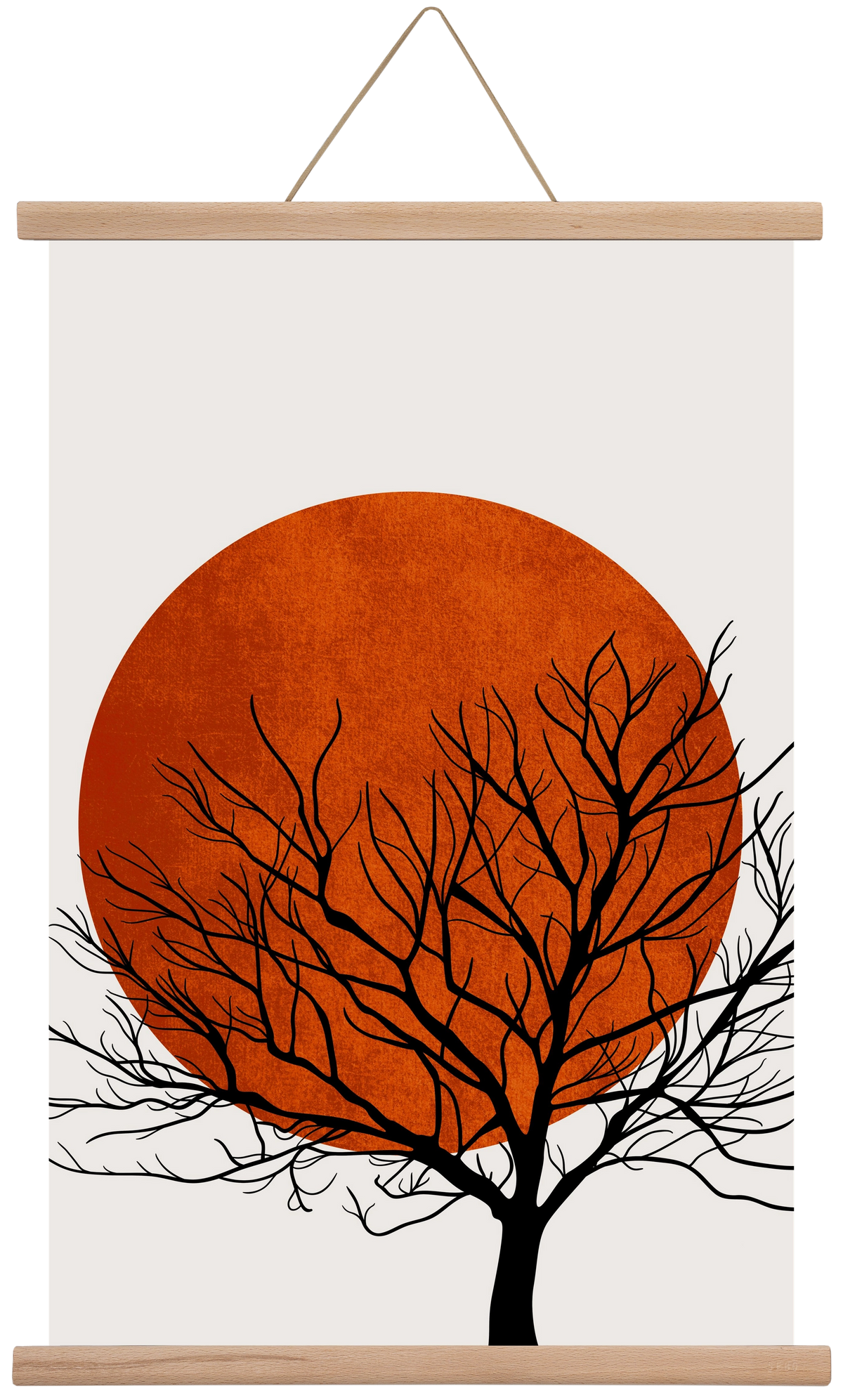 Warm winter, 40x60 cm (40x60 cm), Tölgy akasztó