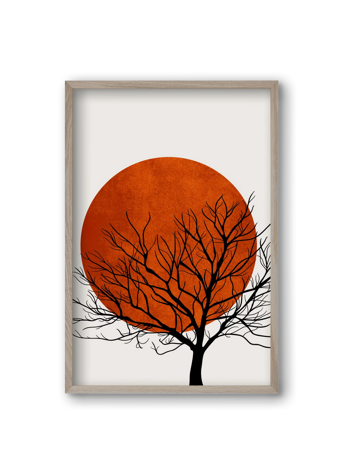 Warm winter, 20x30 cm (20x30 cm), Tölgy keret